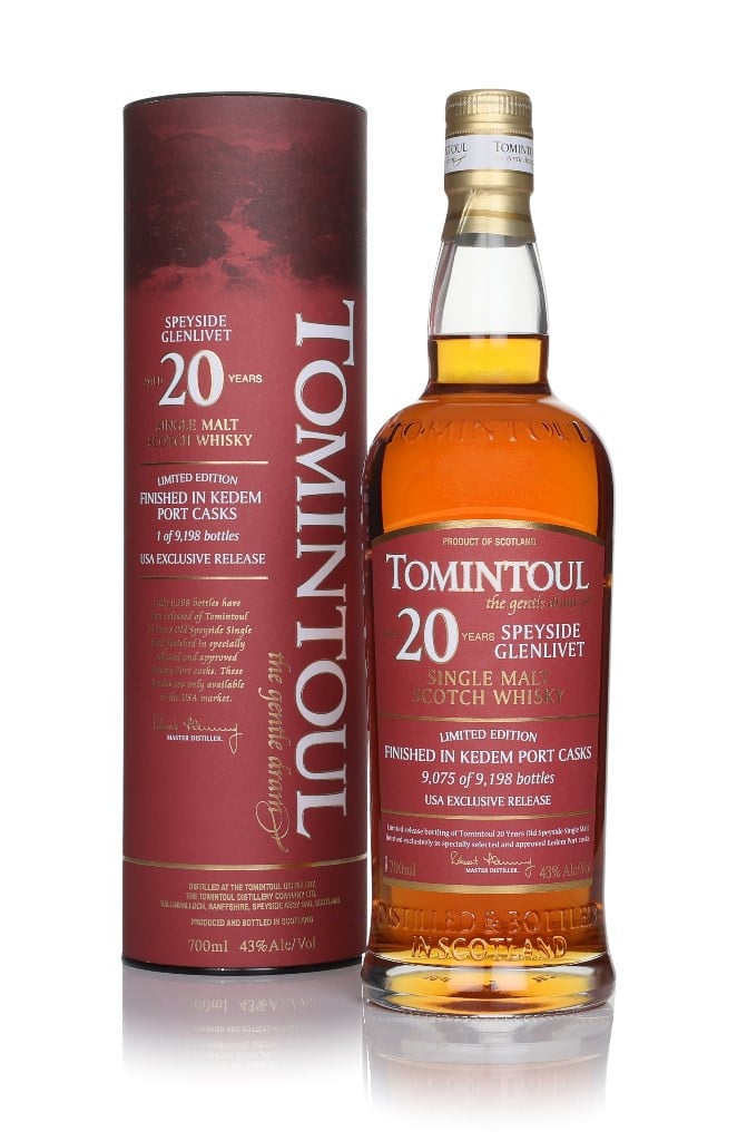 Tomintoul 20 Year Old - Kedem Port Casks Finish 70cl