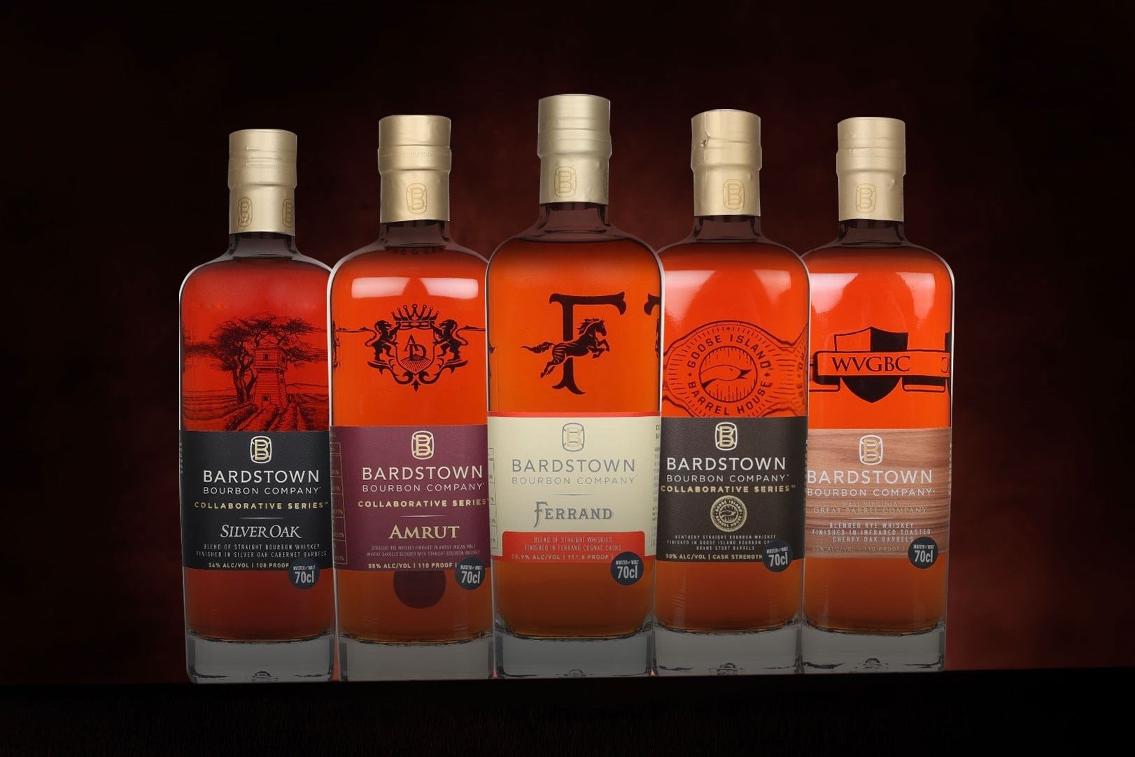 *COMPETITION* Bardstown Bourbon Co. Collaborative Series Whiskey Collection (5) Ticket 70cl