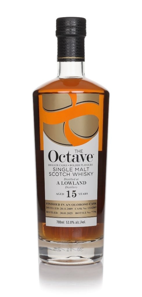 Lowland Single Malt 15 Year Old 2009 (cask 12242869) - The Octave (Duncan Taylor) 70cl