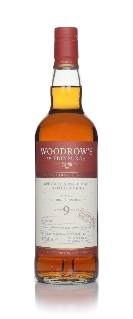Auchroisk 9 Year Old 2016 (cask 807630A-B) - Woodrow's of Edinburgh 70cl