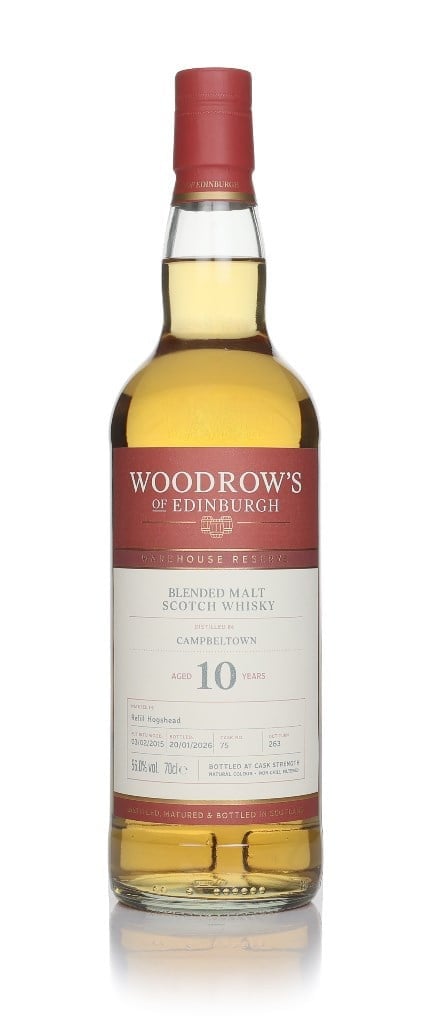 Campbeltown 10 Year Old 2015 (cask 75) - Woodrow's of Edinburgh 70cl
