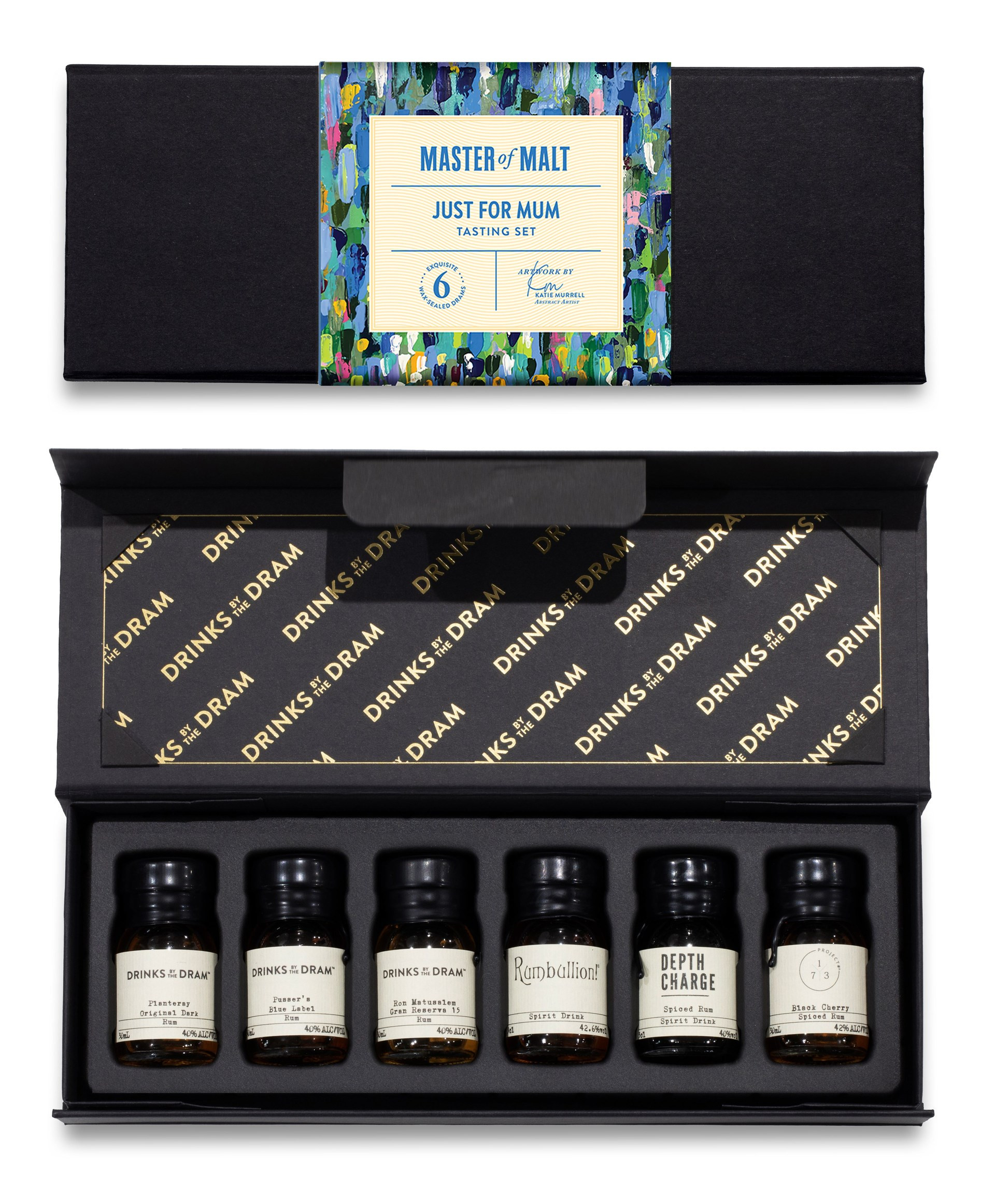 For You Mum Rum Tasting Set (Black) 18cl