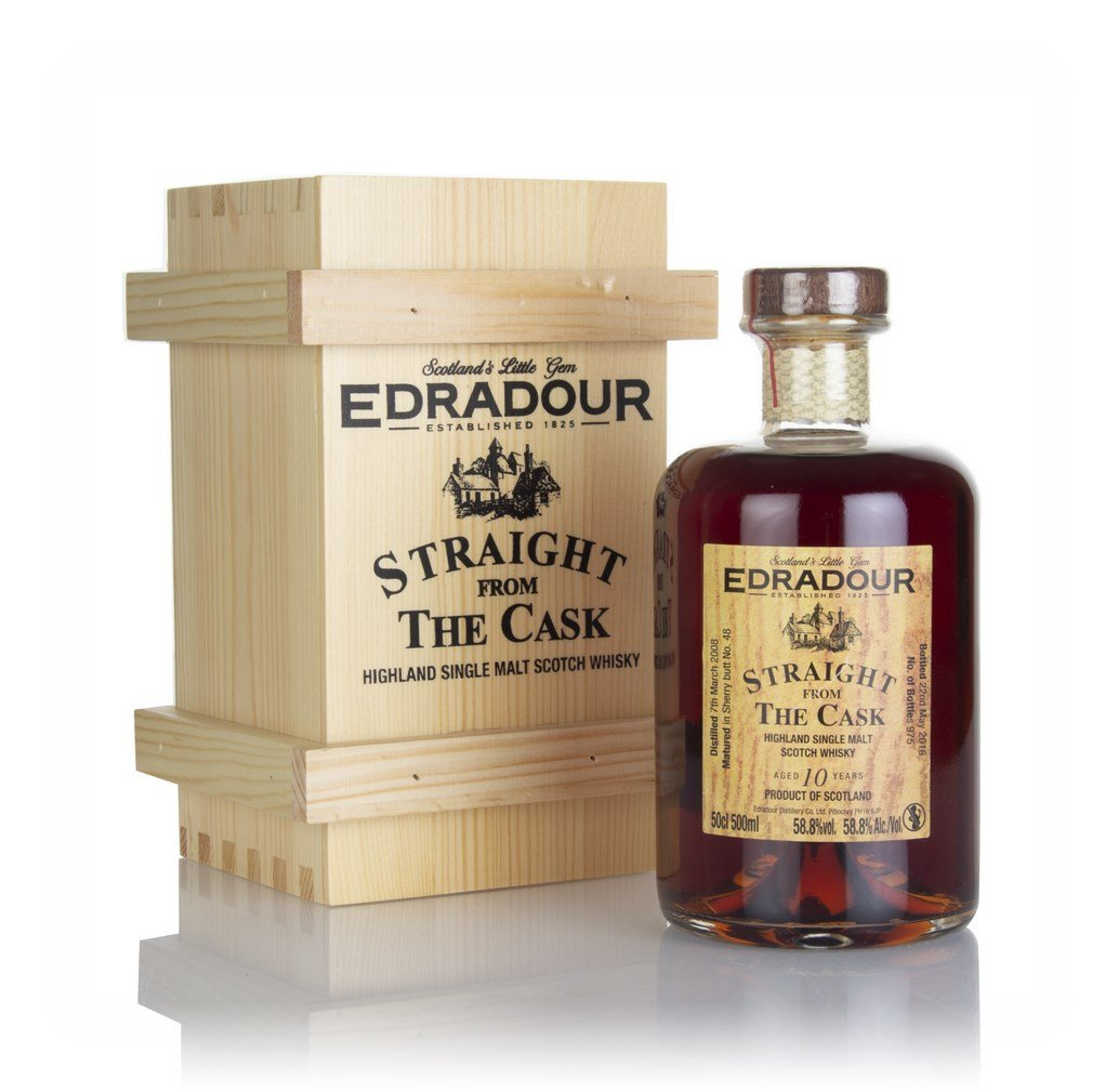 Edradour 10 Year Old 2008 (cask 48) - Straight From The Cask 50cl