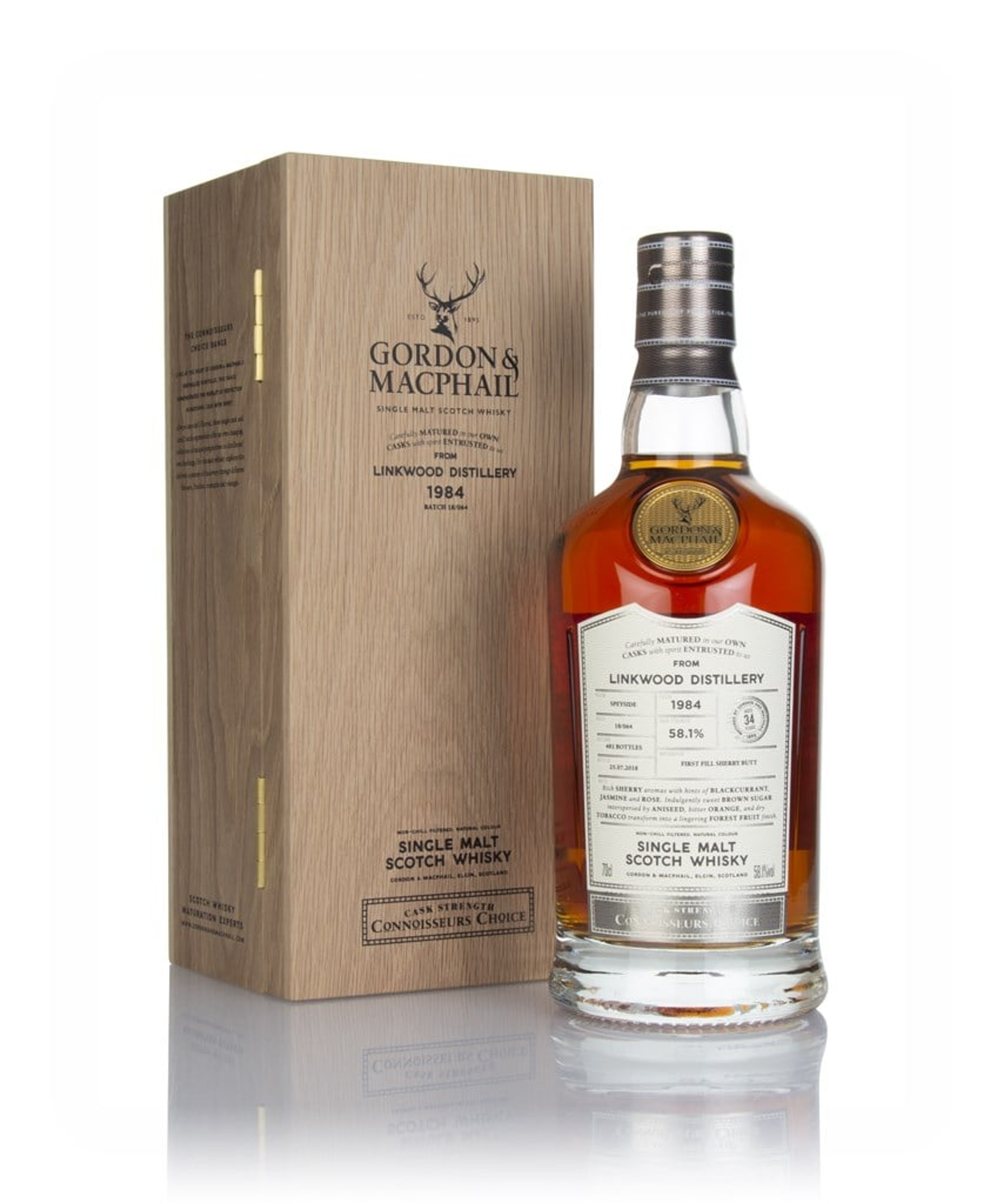 Linkwood 34 Year Old 1984 (batch 18/064) - Connoisseurs Choice (Gordon & MacPhail) 70cl