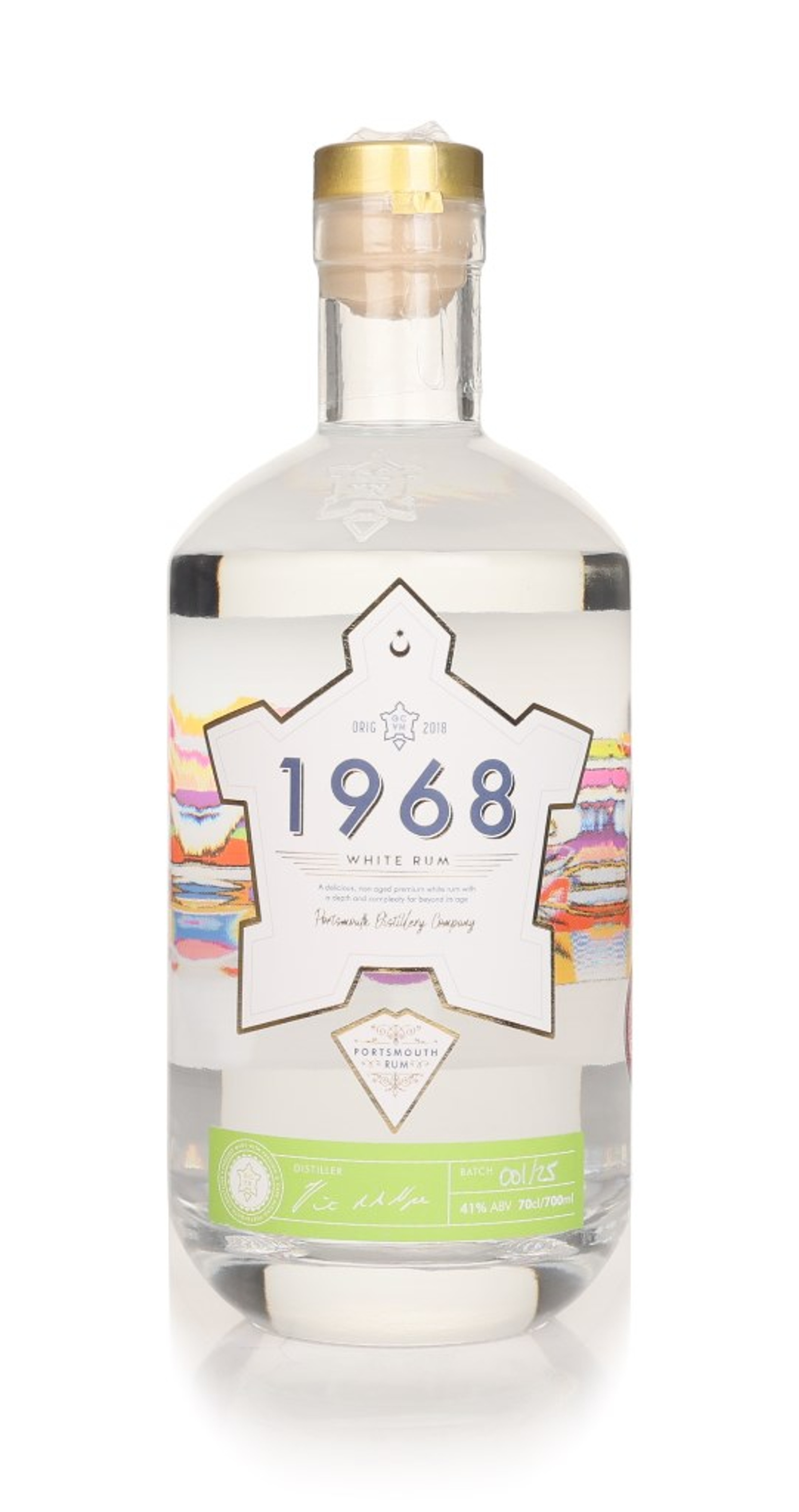 1968 Portsmouth White Rum 70cl