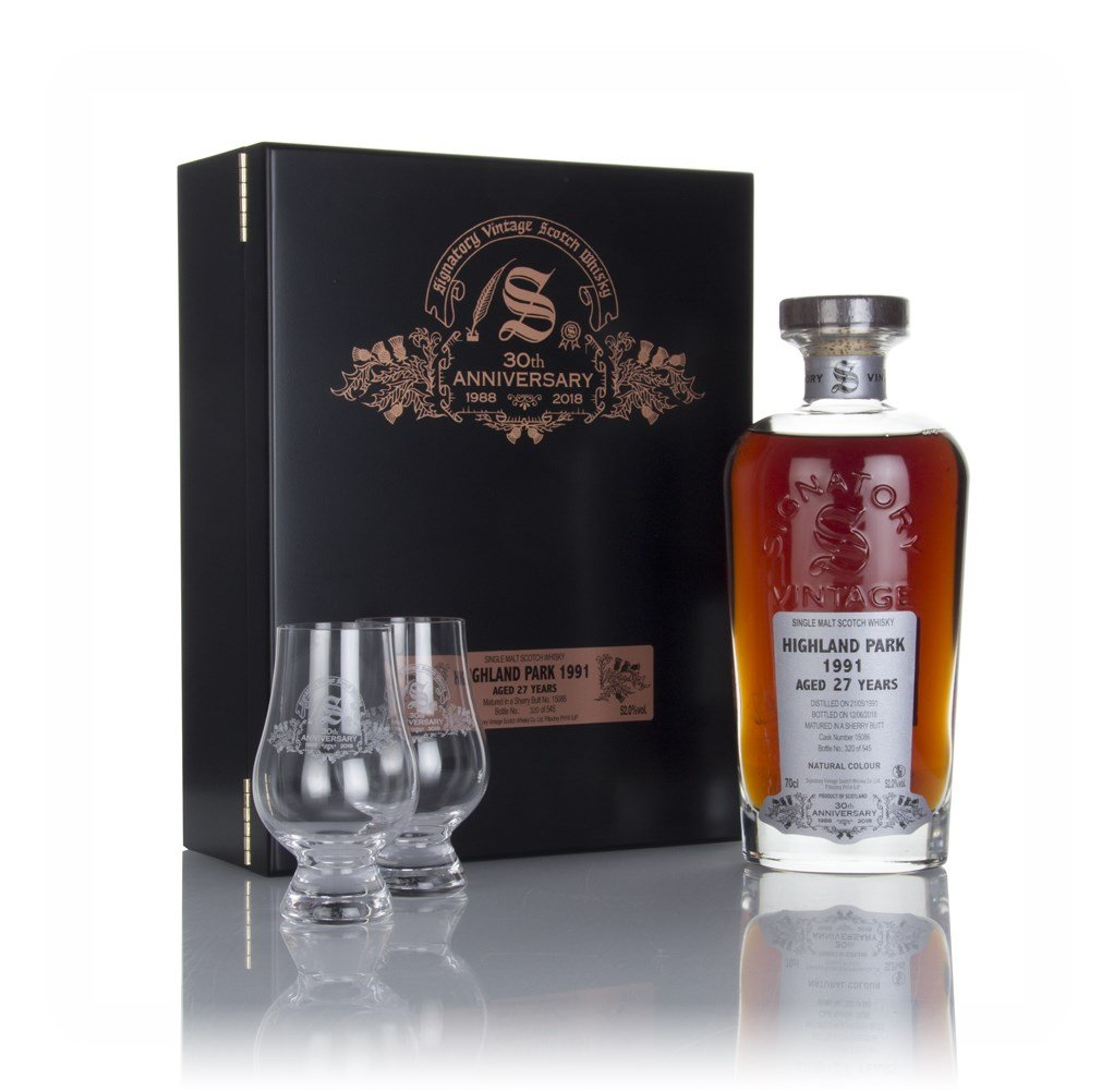 Highland Park 27 Year Old 1991 (cask 15086) - 30th Anniversary Gift Box (Signatory) 70cl