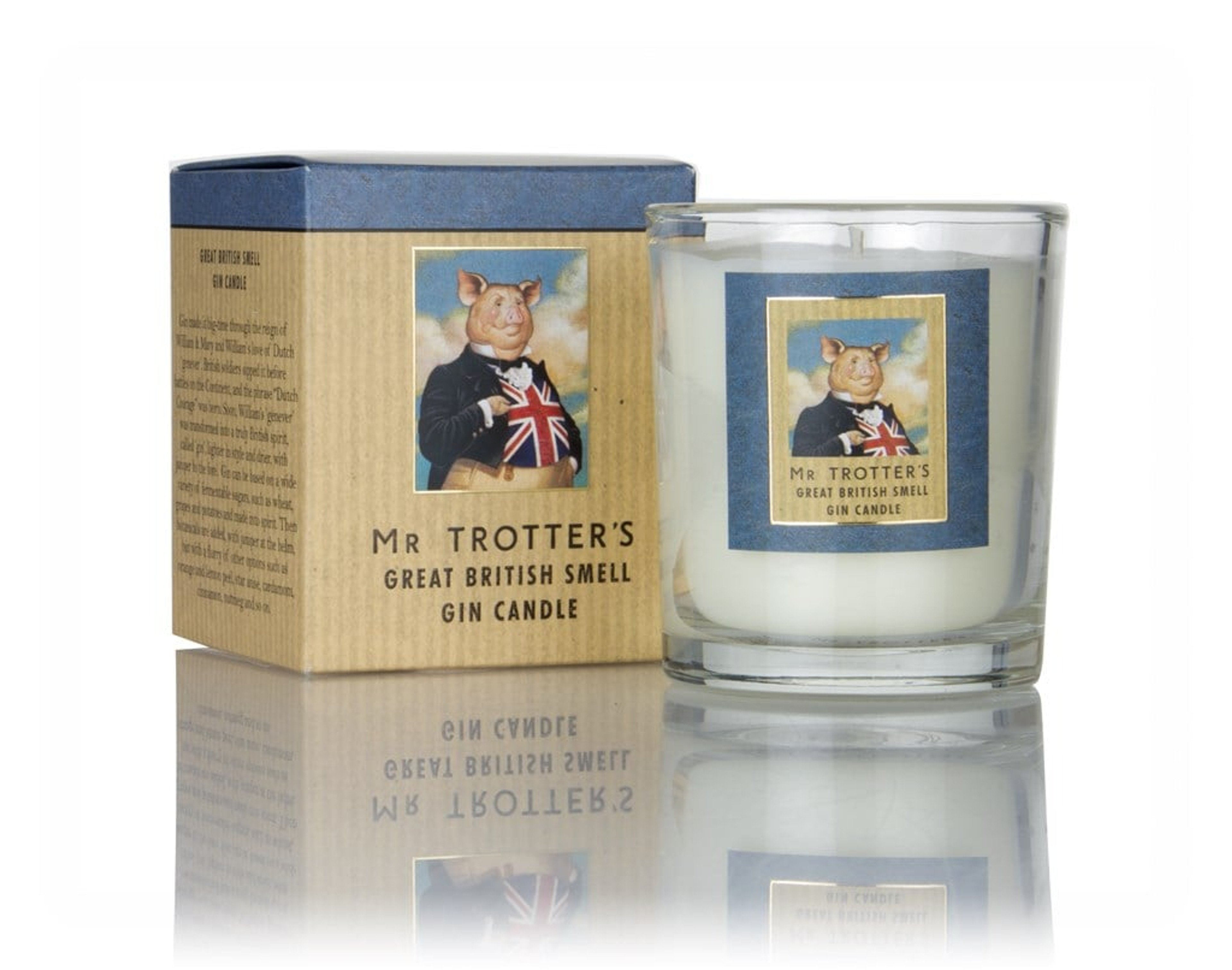 Mr Trotter's Gin Candle - Glass