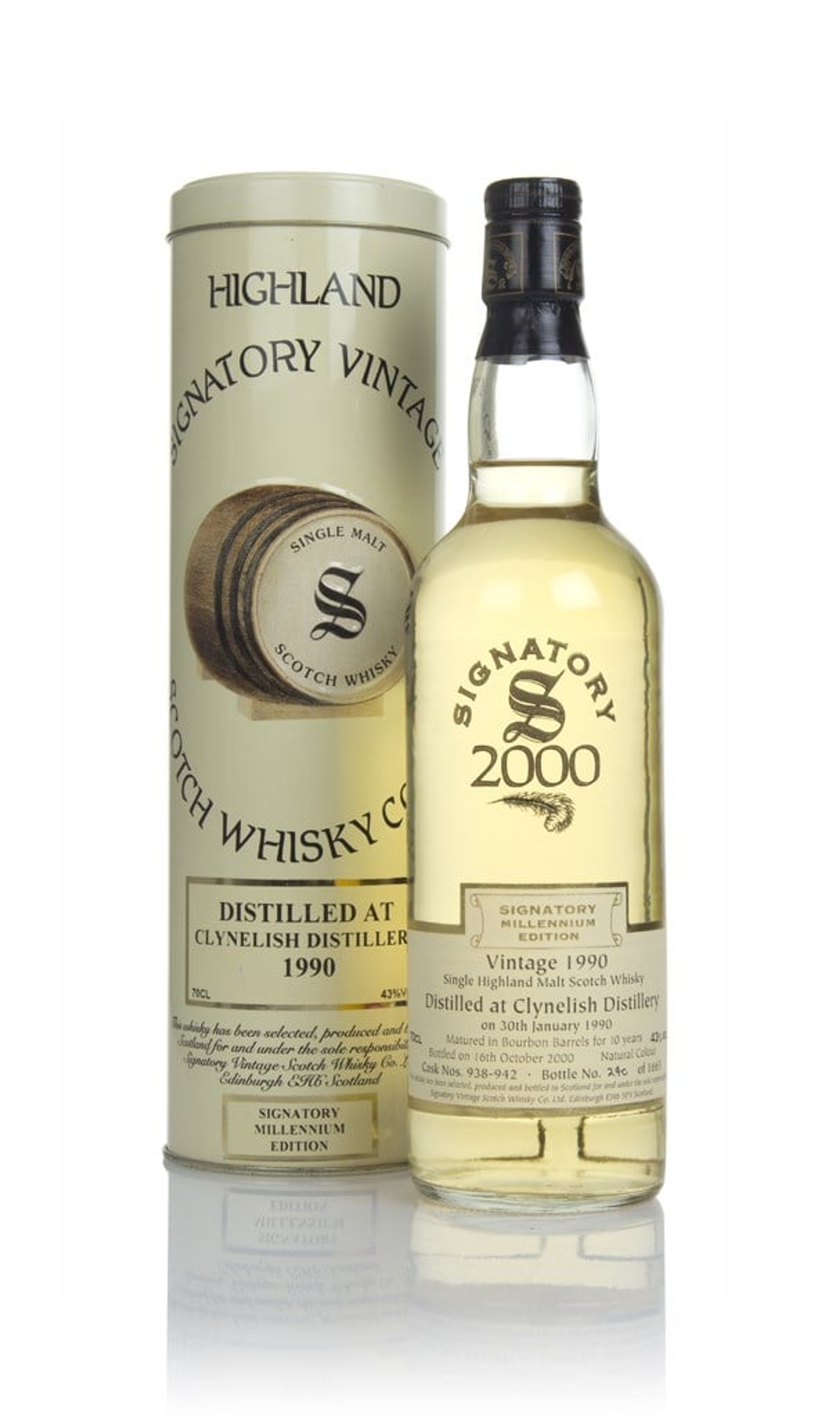 Clynelish 10 Year Old 1990 - Signatory 2000 70cl