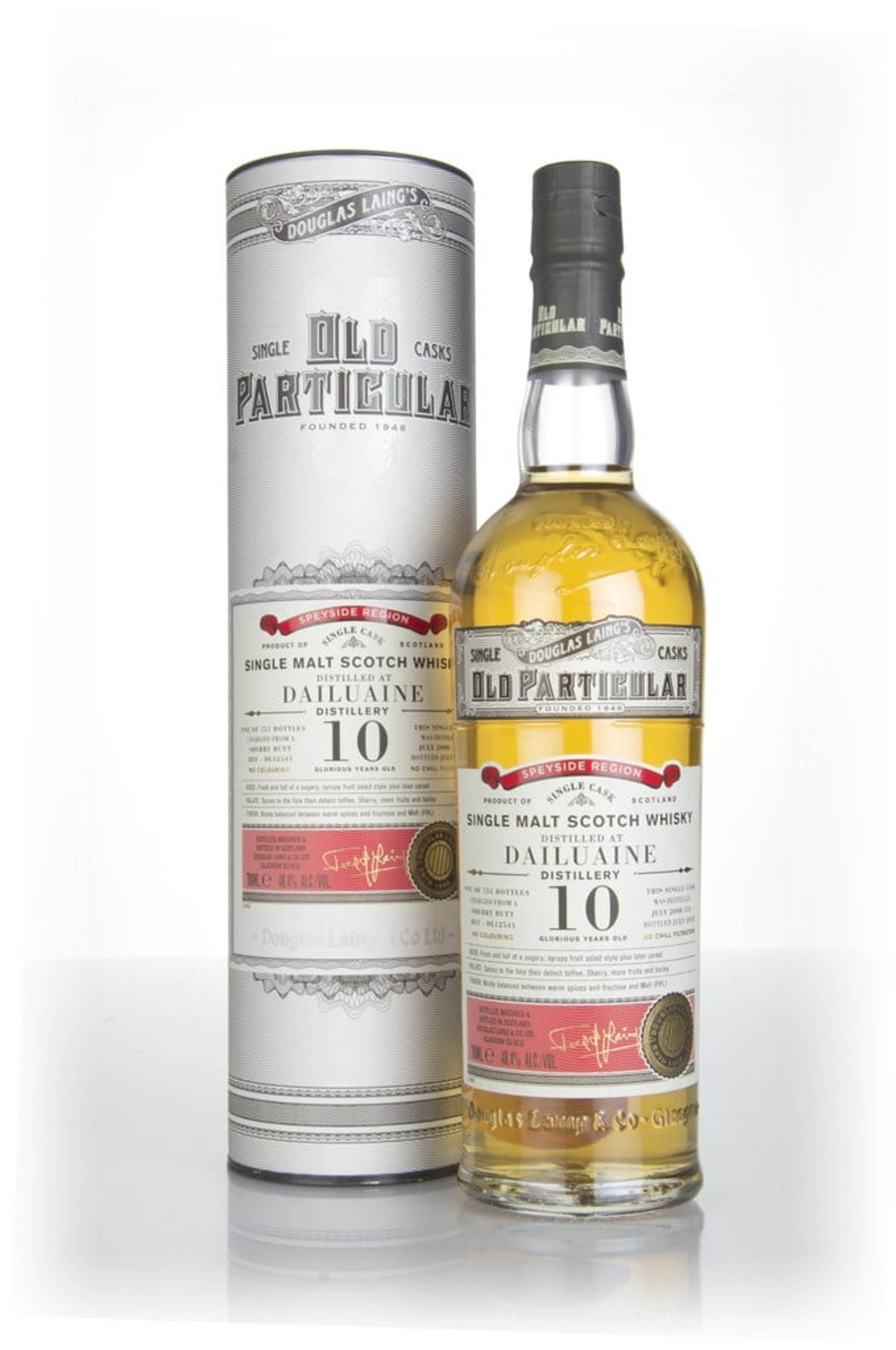 Dailuaine 10 Year Old 2008 (cask 12541) - Old Particular (Douglas Laing) 70cl