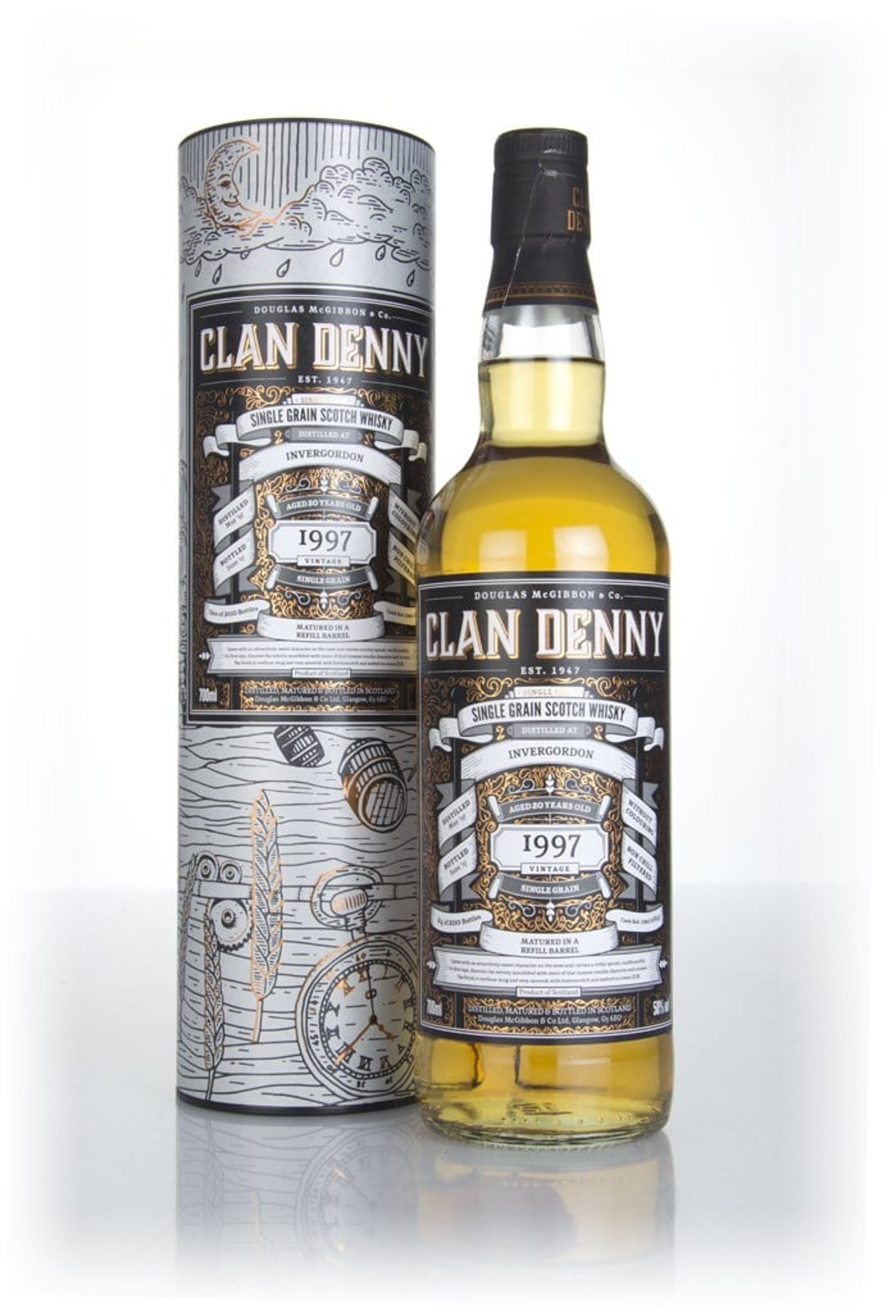 Invergordon 20 Year Old 1997 (cask 11897) - Clan Denny (Douglas Laing)  70cl