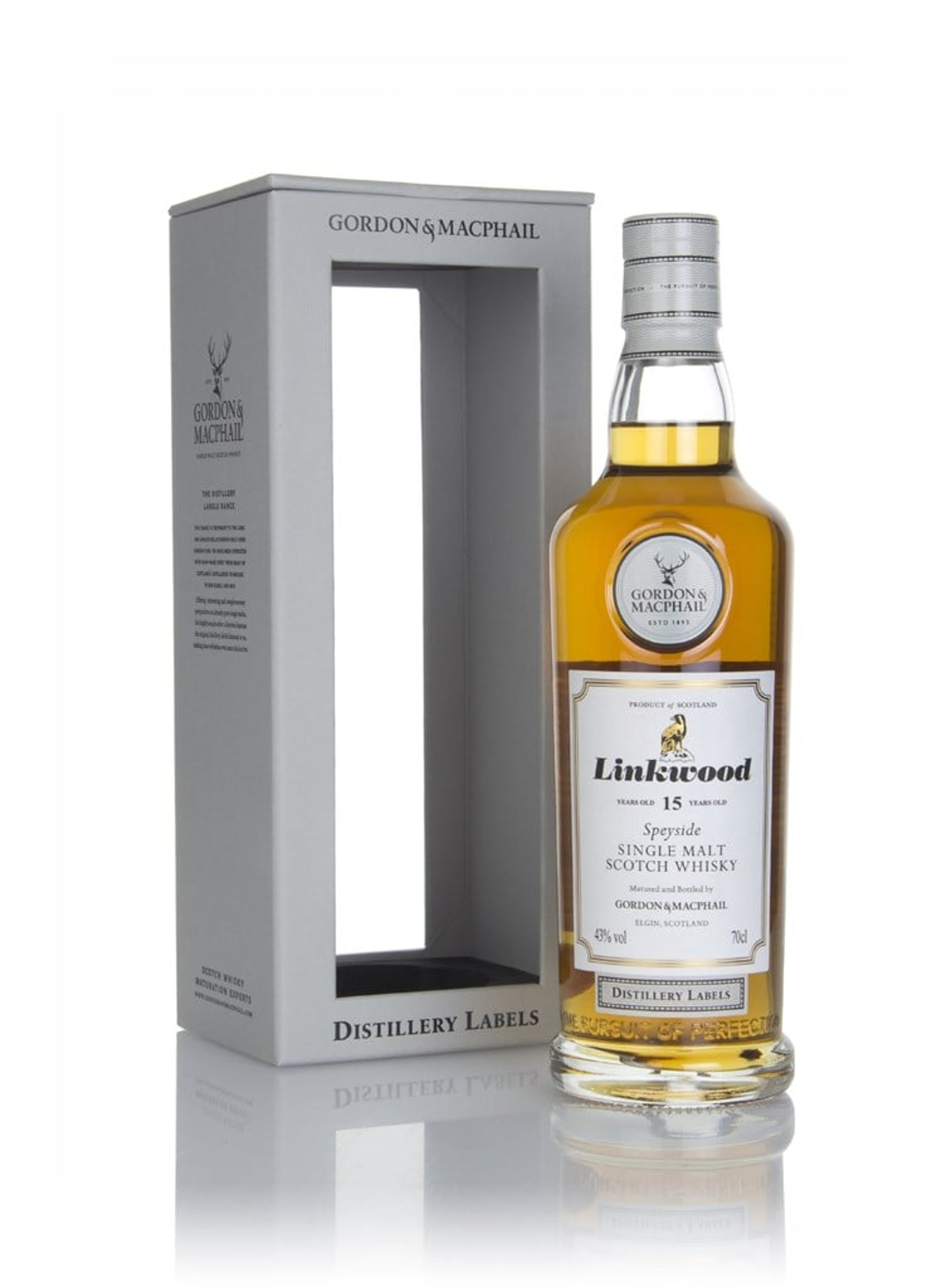 Linkwood 15 Year Old - Distillery Labels (Gordon & MacPhail) (43%) 70cl