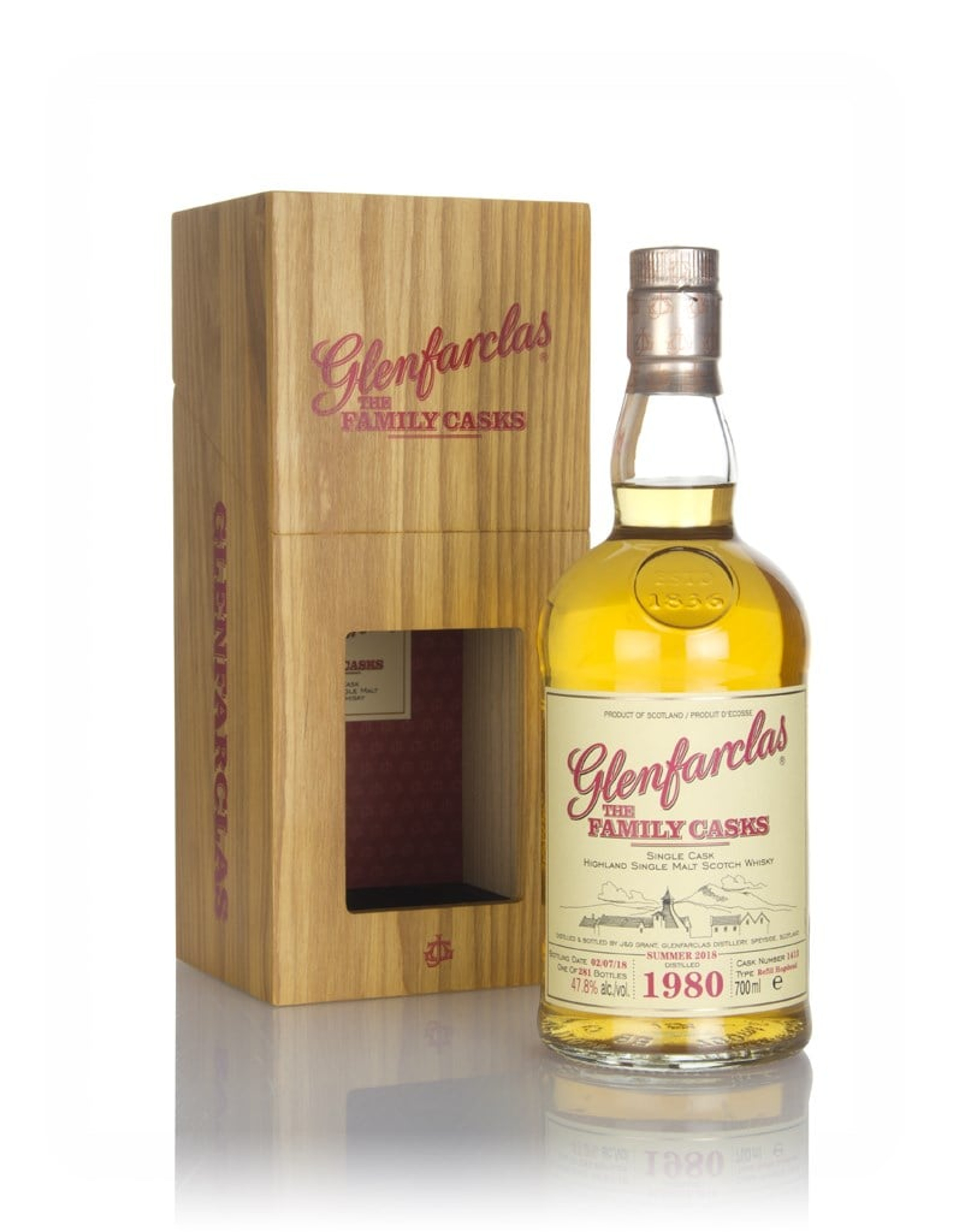 Glenfarclas 1980 (cask 1413) Family Cask Summer 2018 Release 70cl