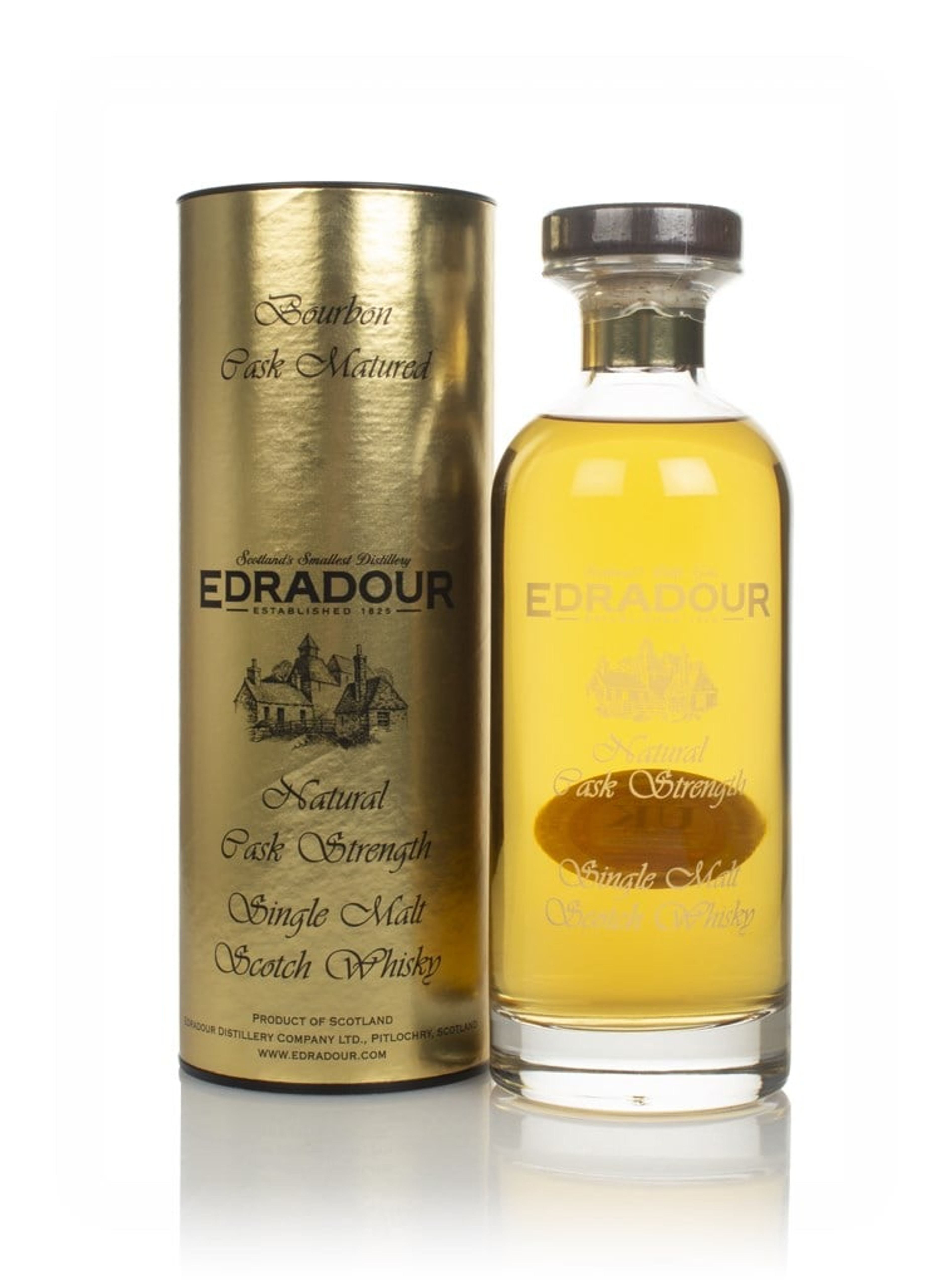 Edradour 11 Year Old 2008 Bourbon Cask Matured Natural Cask Strength - Ibisco Decanter 70cl