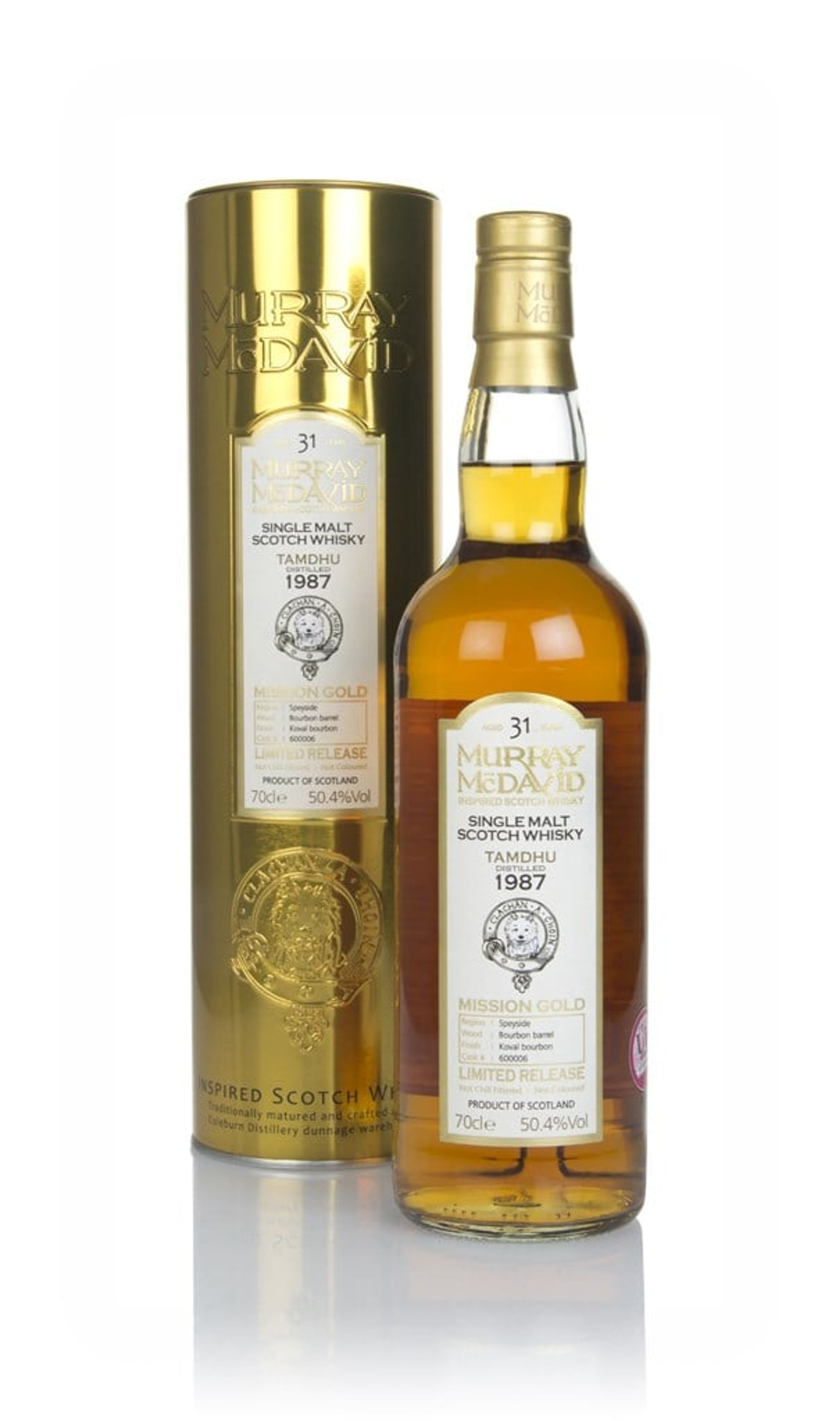 Tamdhu 31 Year Old 1987 (cask 600006) - Mission Gold (Murray McDavid) 70cl
