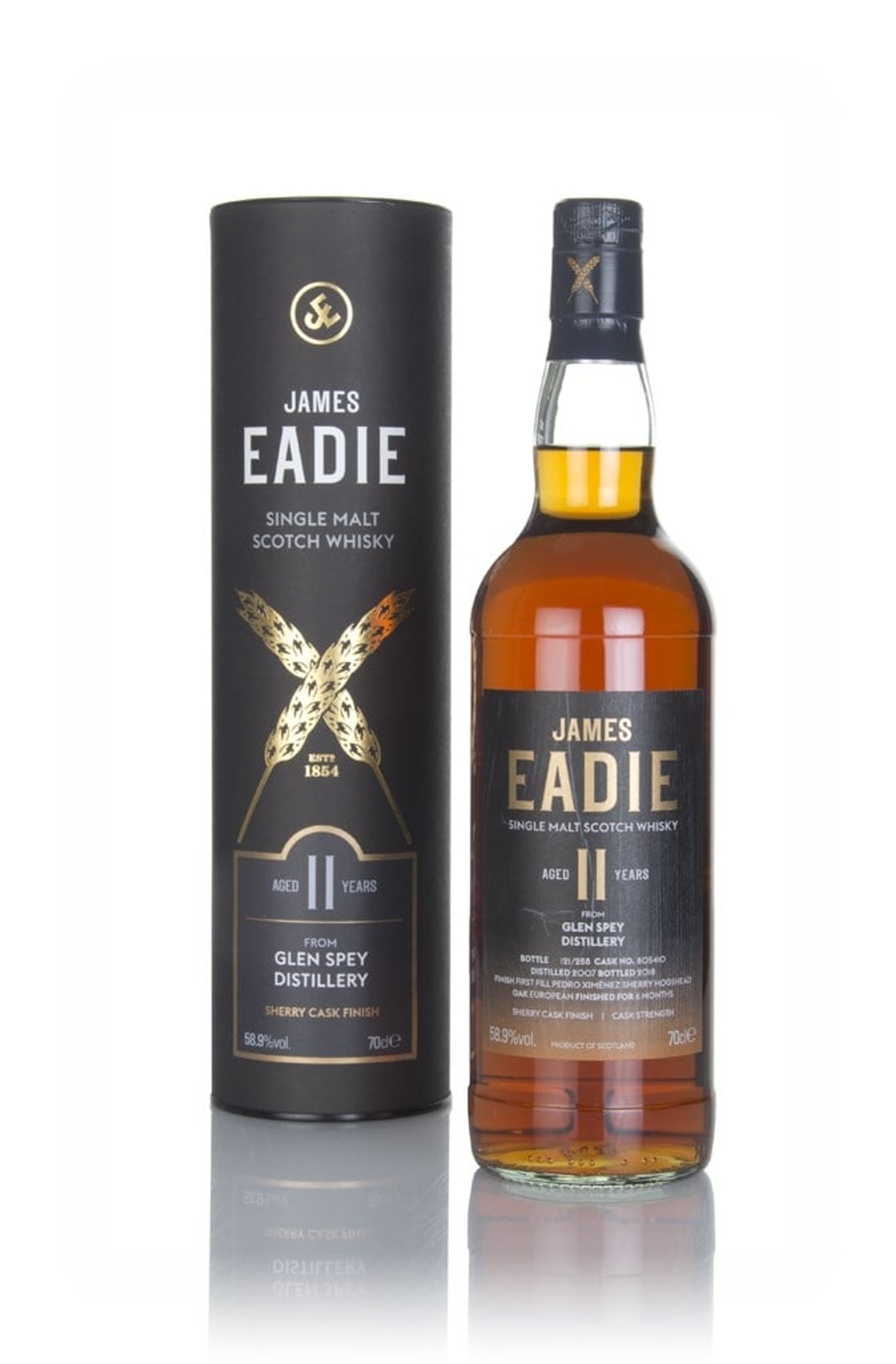 Glen Spey 11 Year Old 2007 - James Eadie 70cl