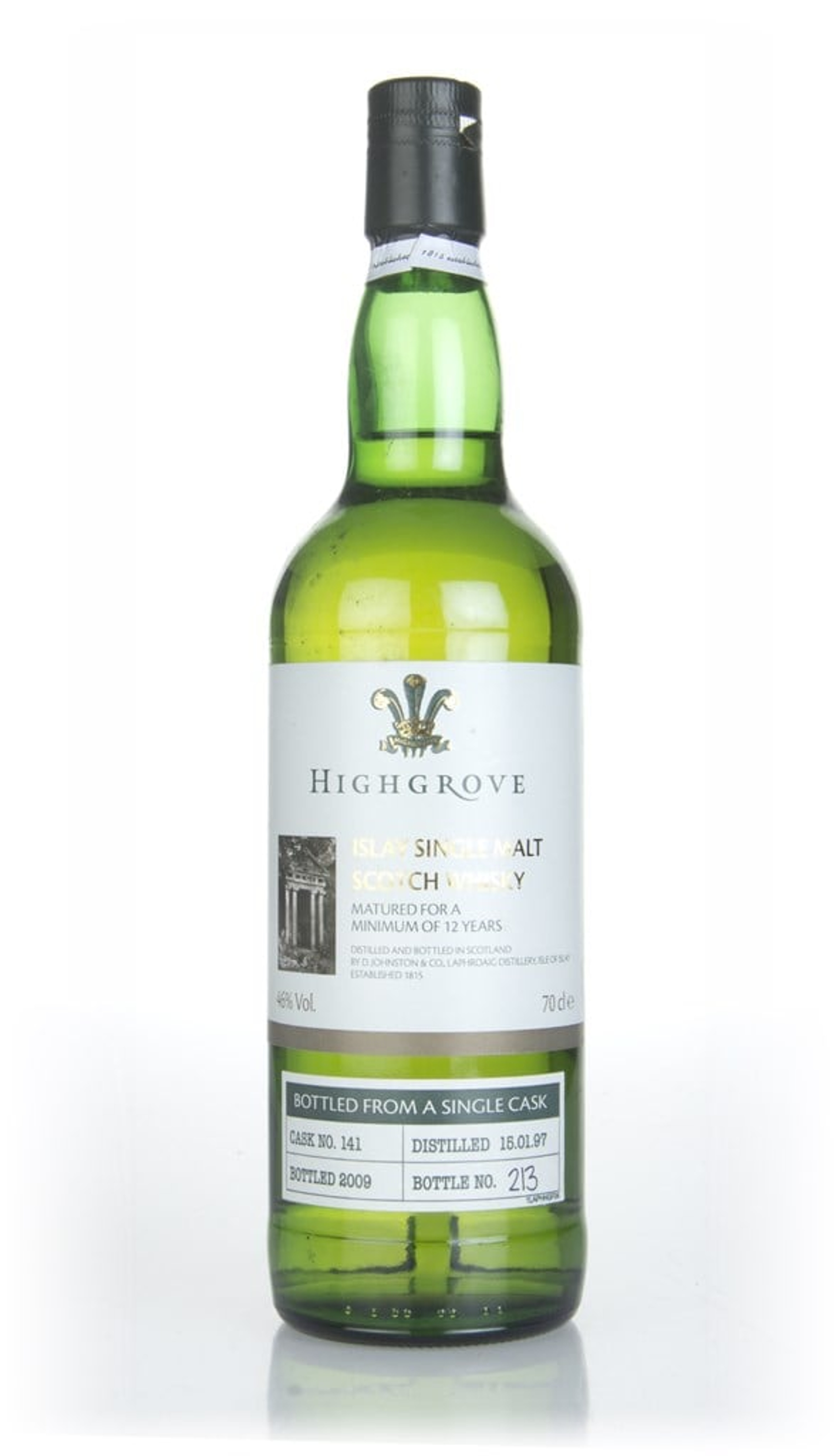 Laphroaig 1997 (bottled 2009) (cask 141) - Highgrove 70cl