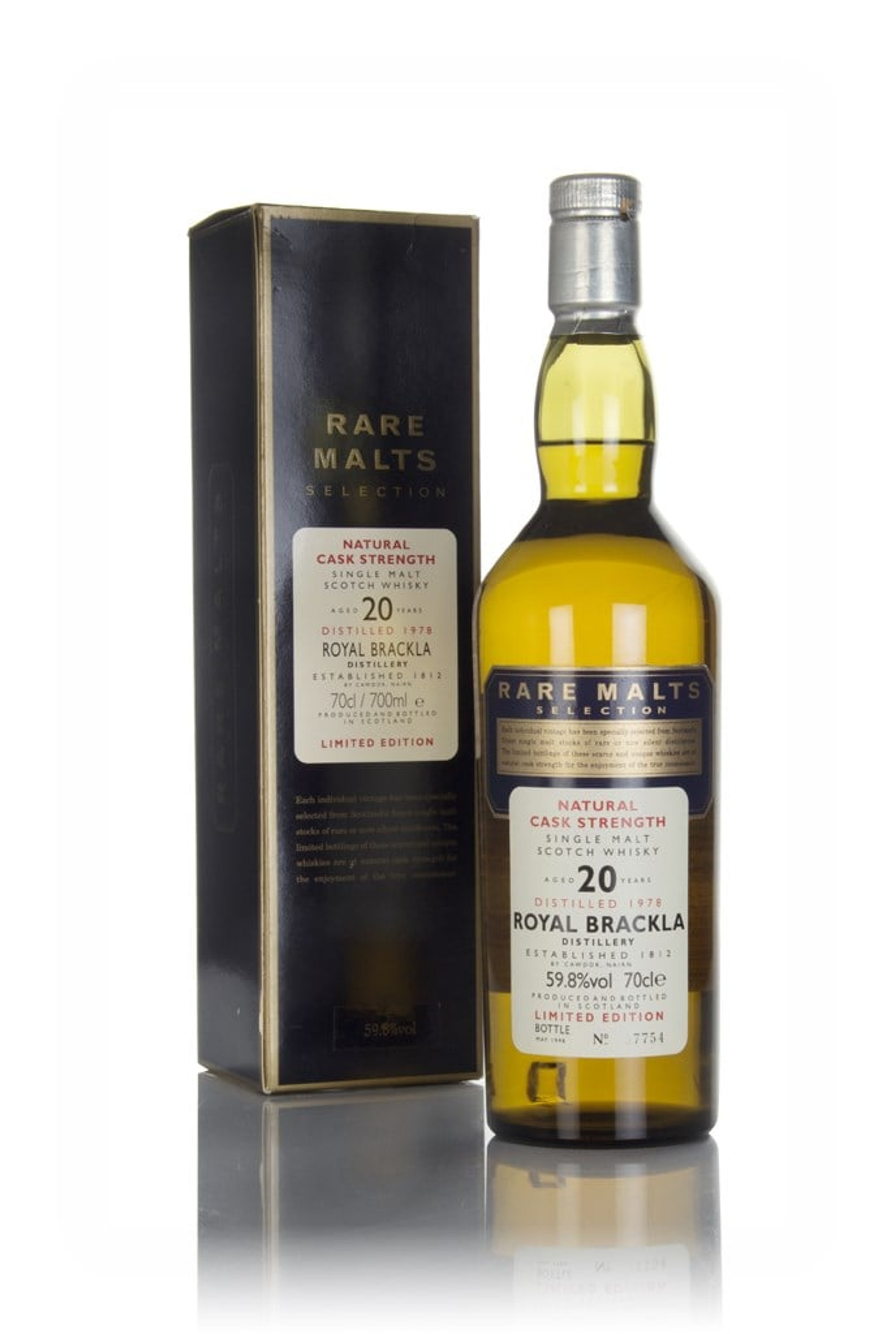Royal Brackla 20 Year Old 1978 - Rare Malts 70cl