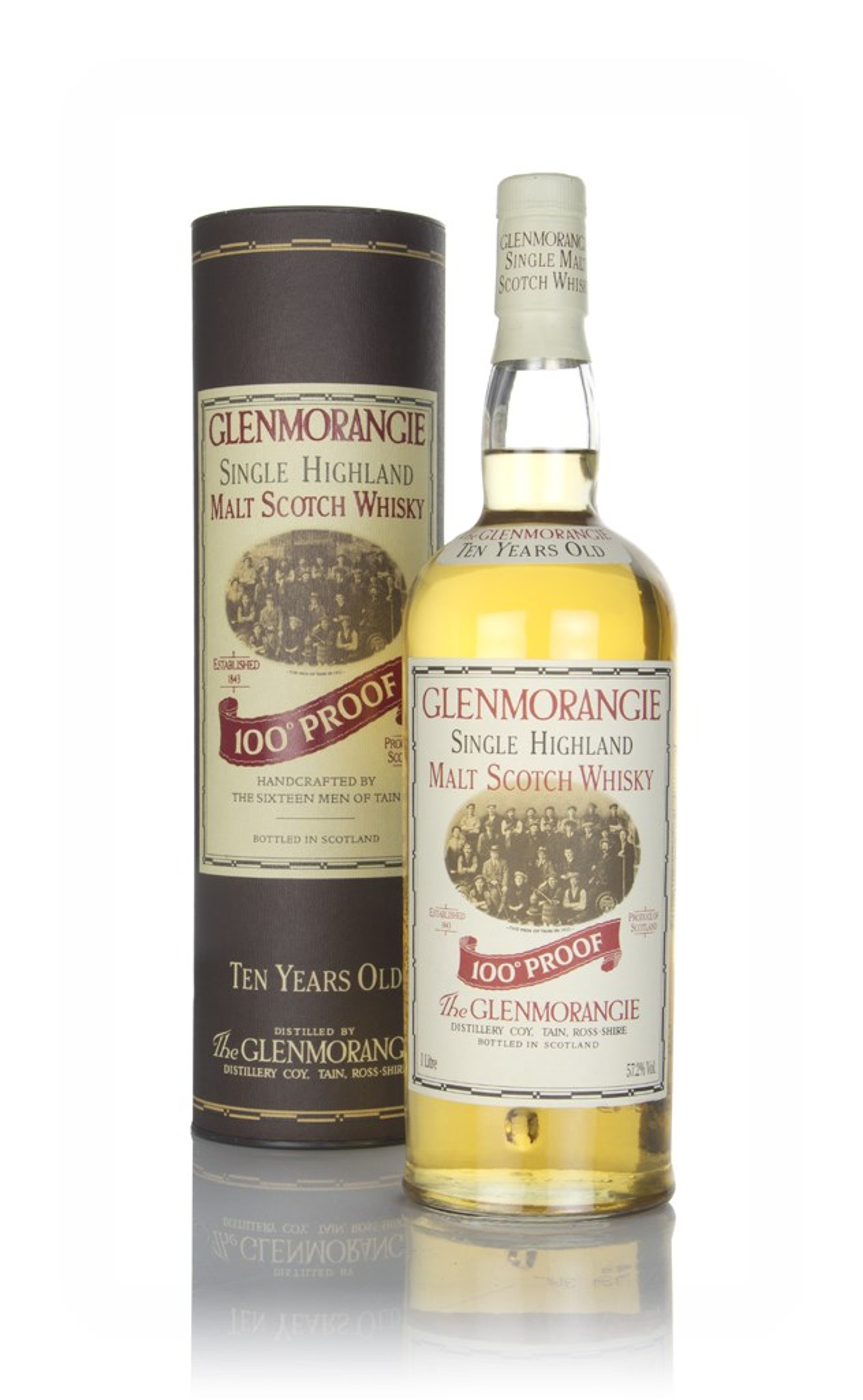 Glenmorangie 10 Year Old 100° Proof - 1990s 100cl