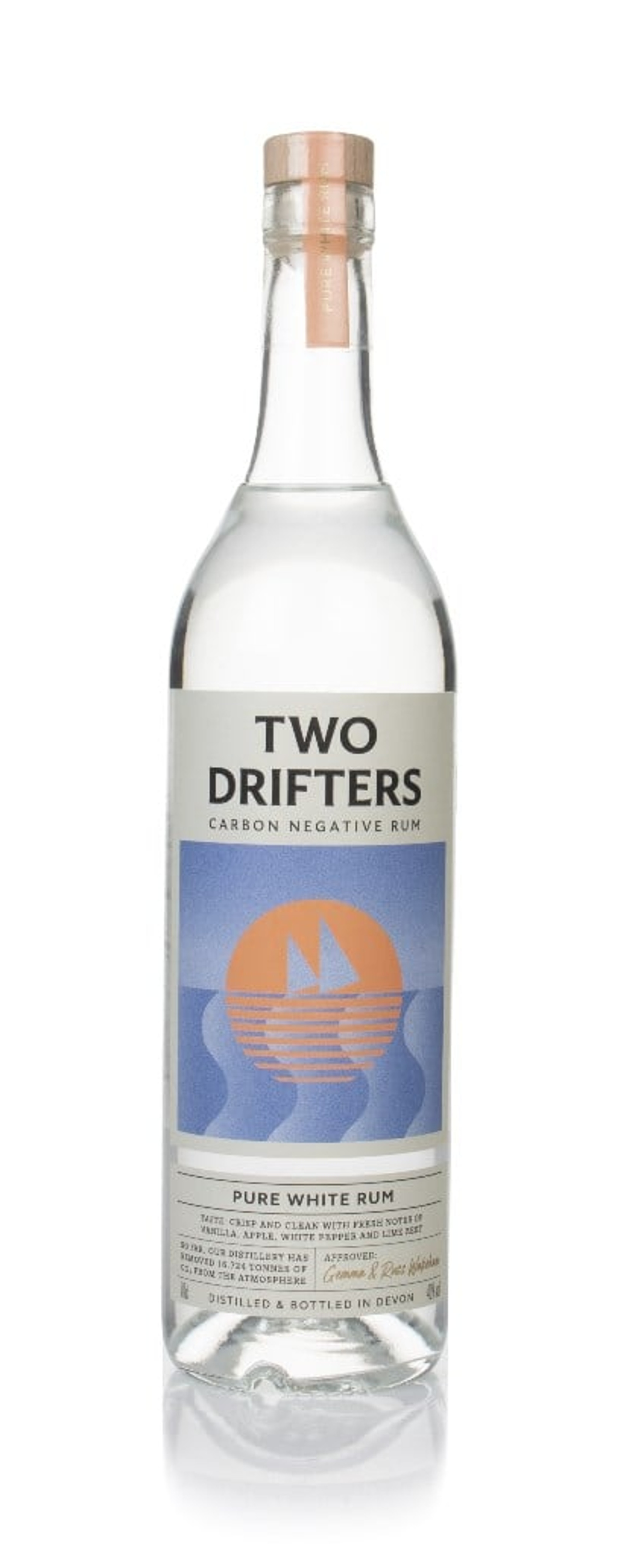 Two Drifters Pure White Rum 70cl