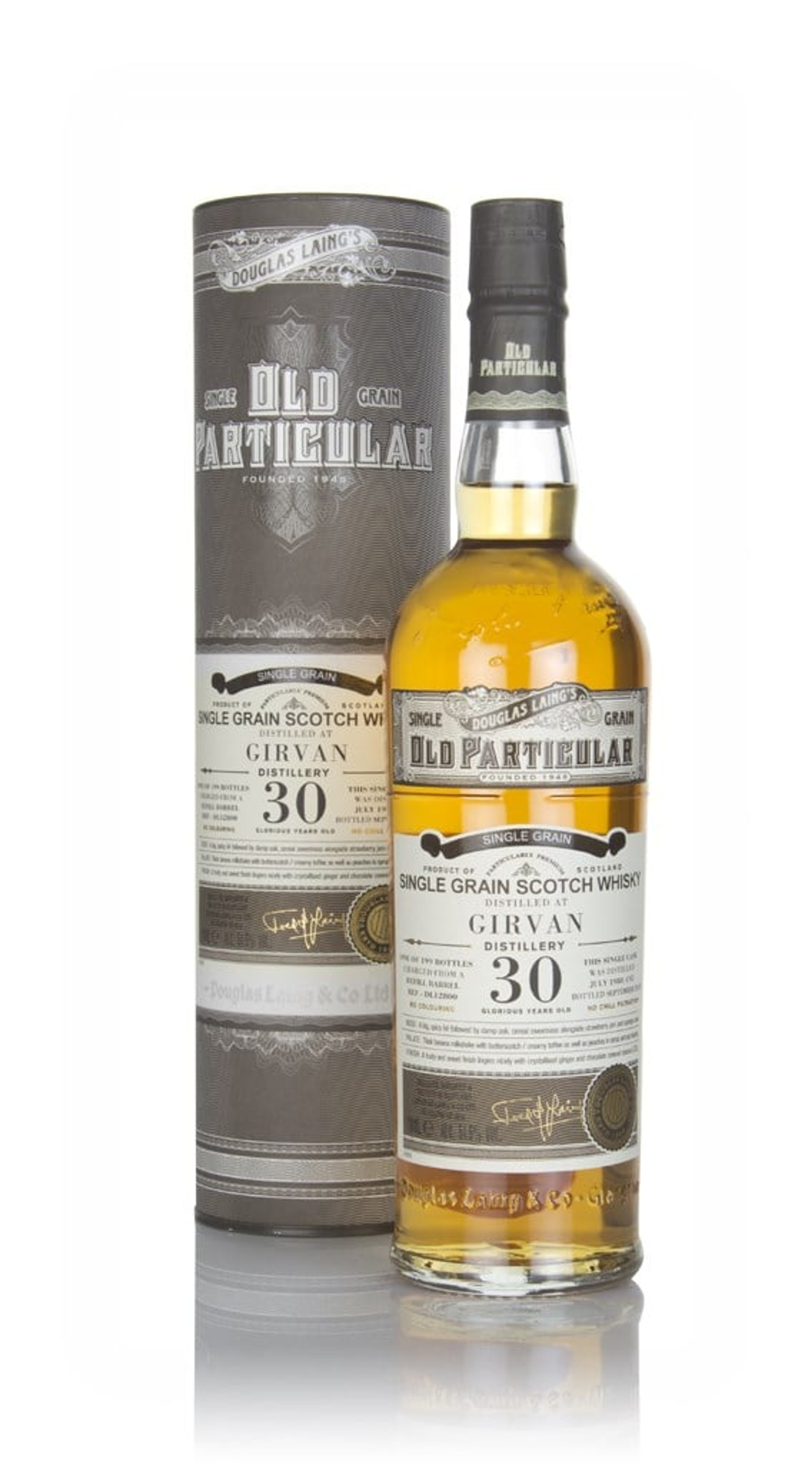 Girvan 30 Year Old 1988 (cask 12800) - Old Particular (Douglas Laing) 70cl