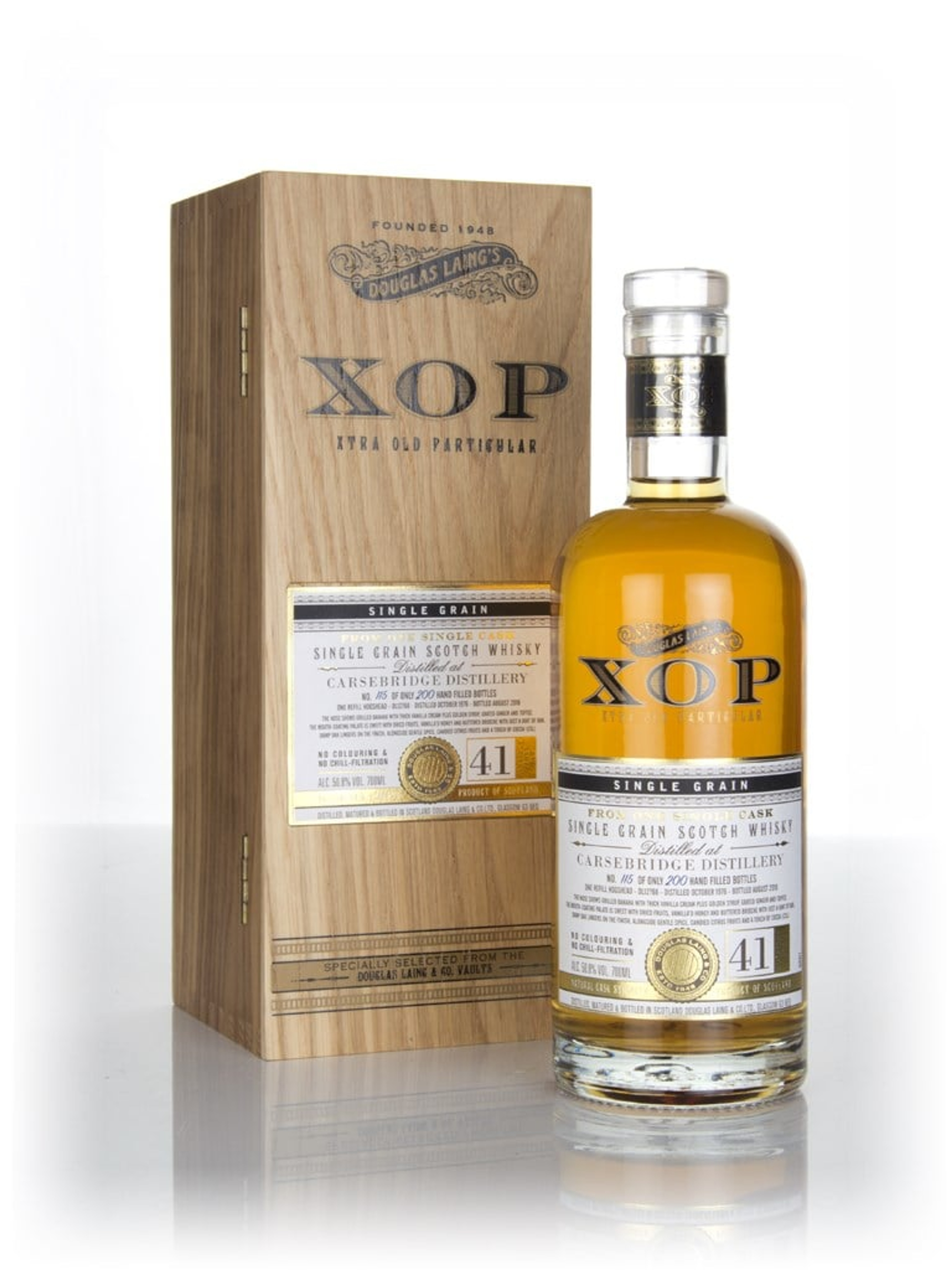 Carsebridge 41 Year Old  1976 (cask 12768) - Xtra Old Particular (Douglas Laing) 70cl