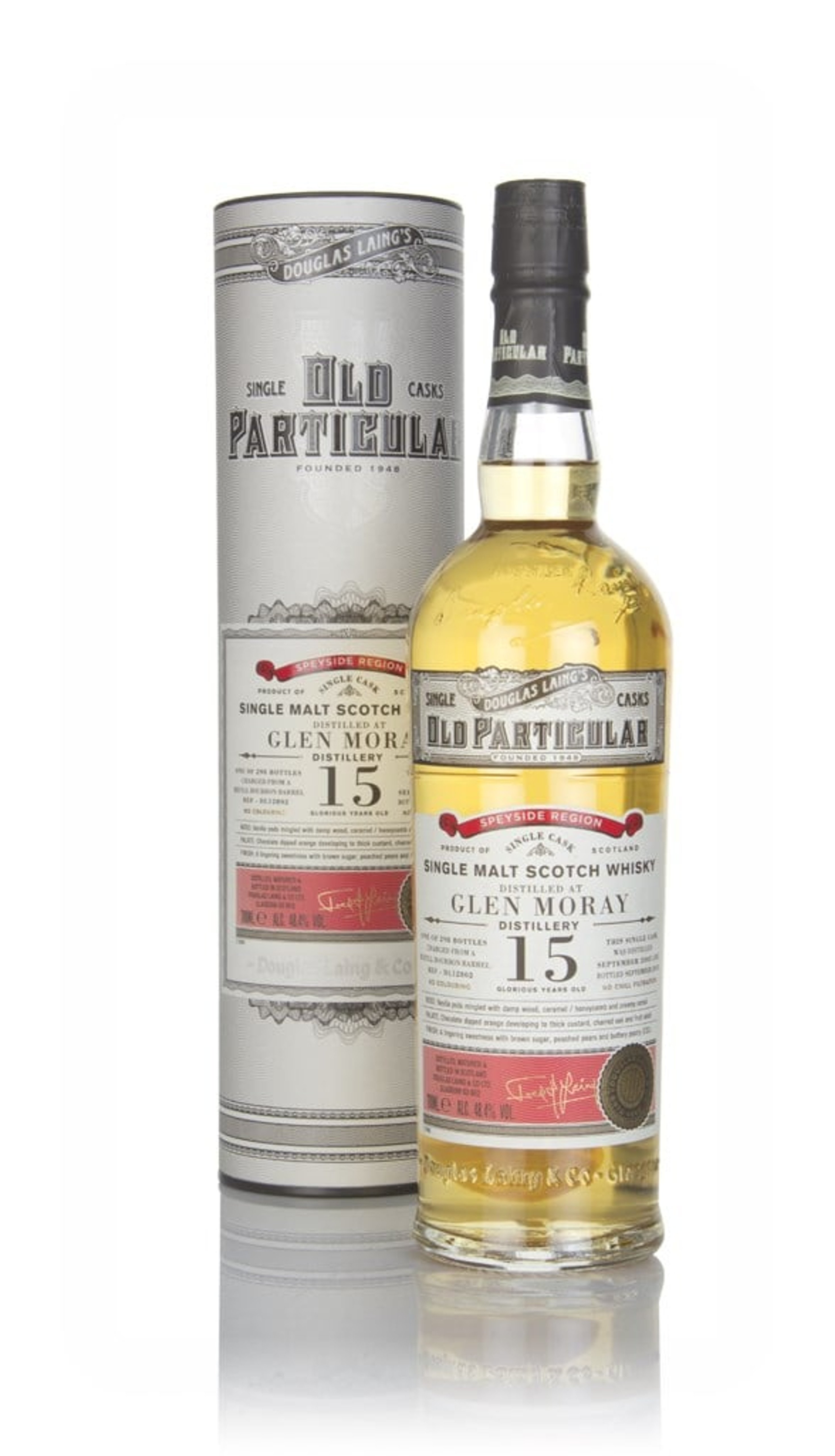 Glen Moray 15 Year Old 2003 (cask 12802) - Old Particular (Douglas Laing) 70cl