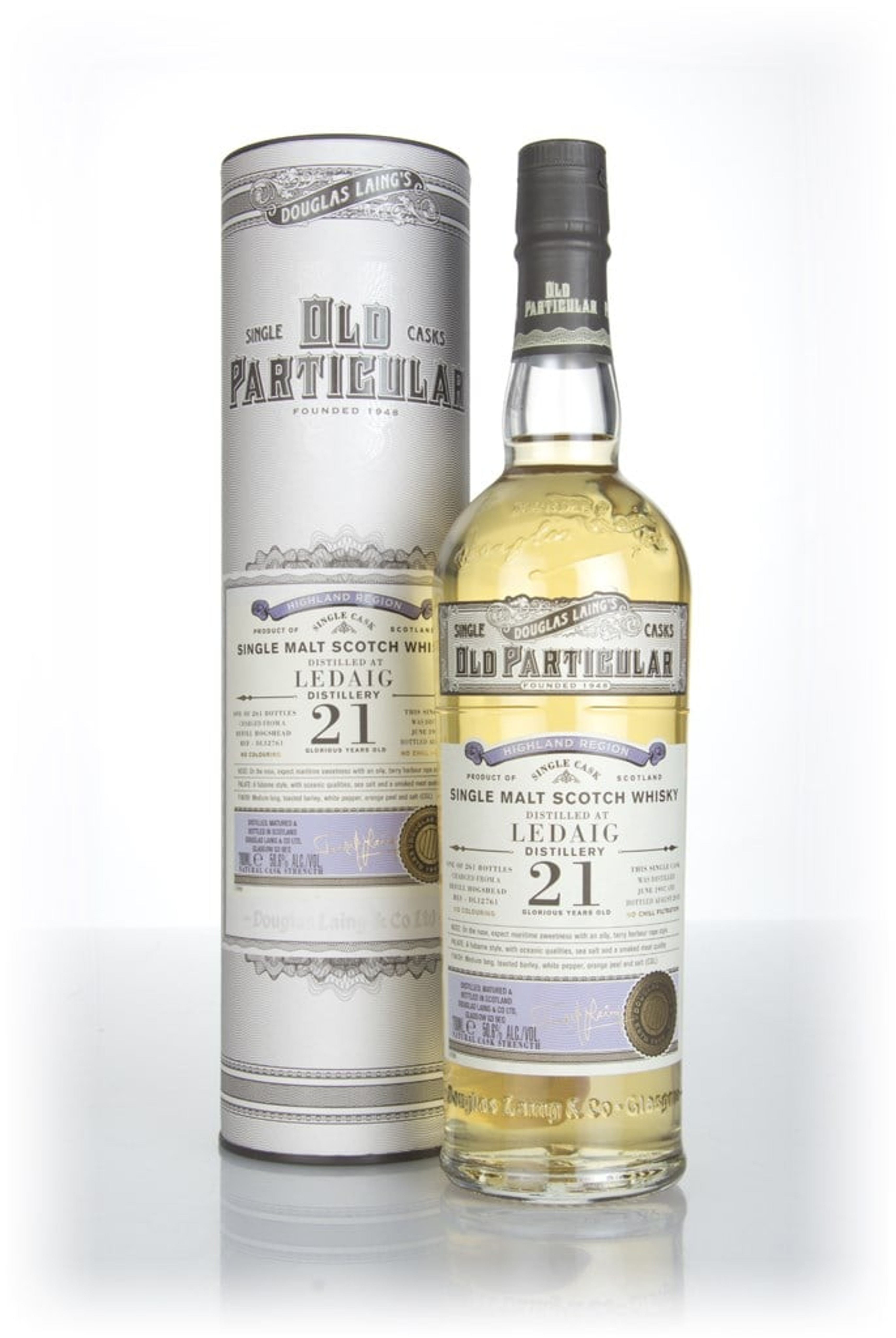 Ledaig 21 Year Old 1997 (cask 12761) - Old Particular (Douglas Laing) 70cl
