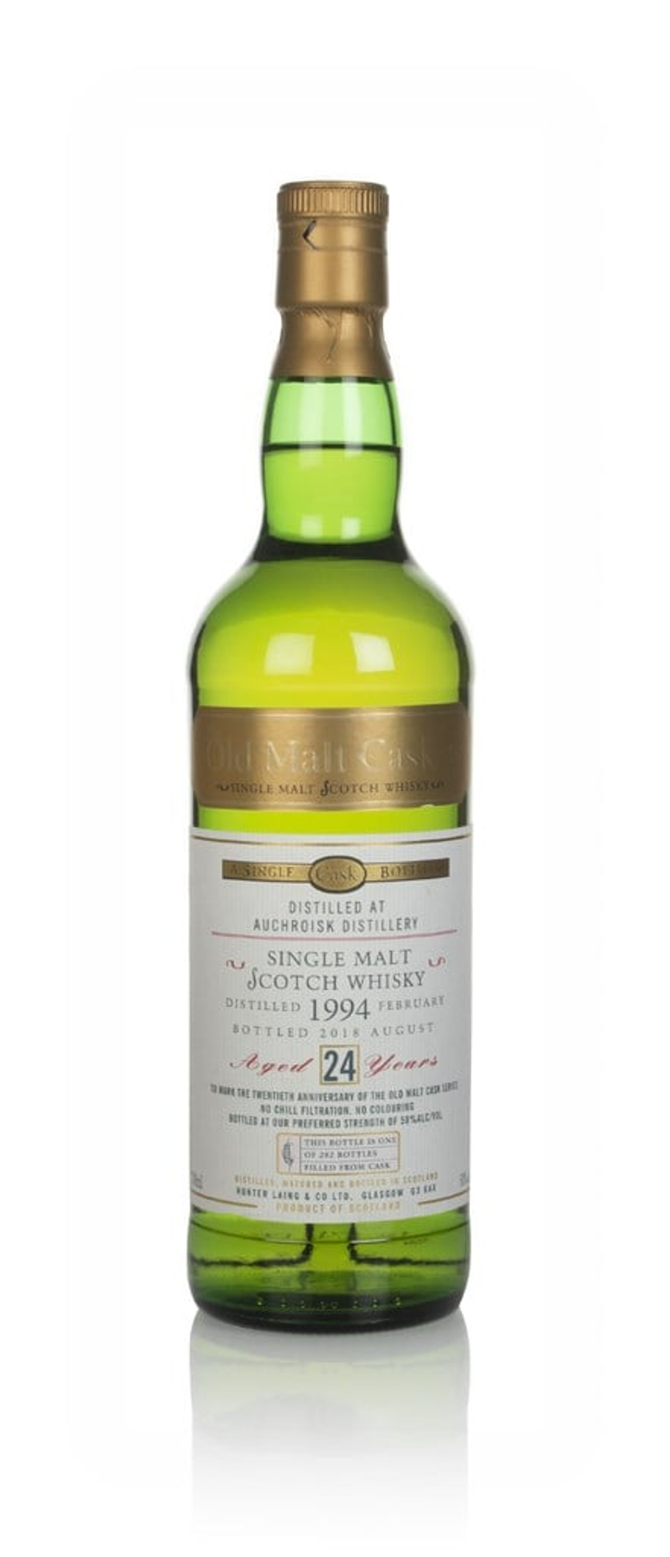 Auchroisk 24 Year Old 1994 - Old Malt Cask (Hunter Laing) 70cl
