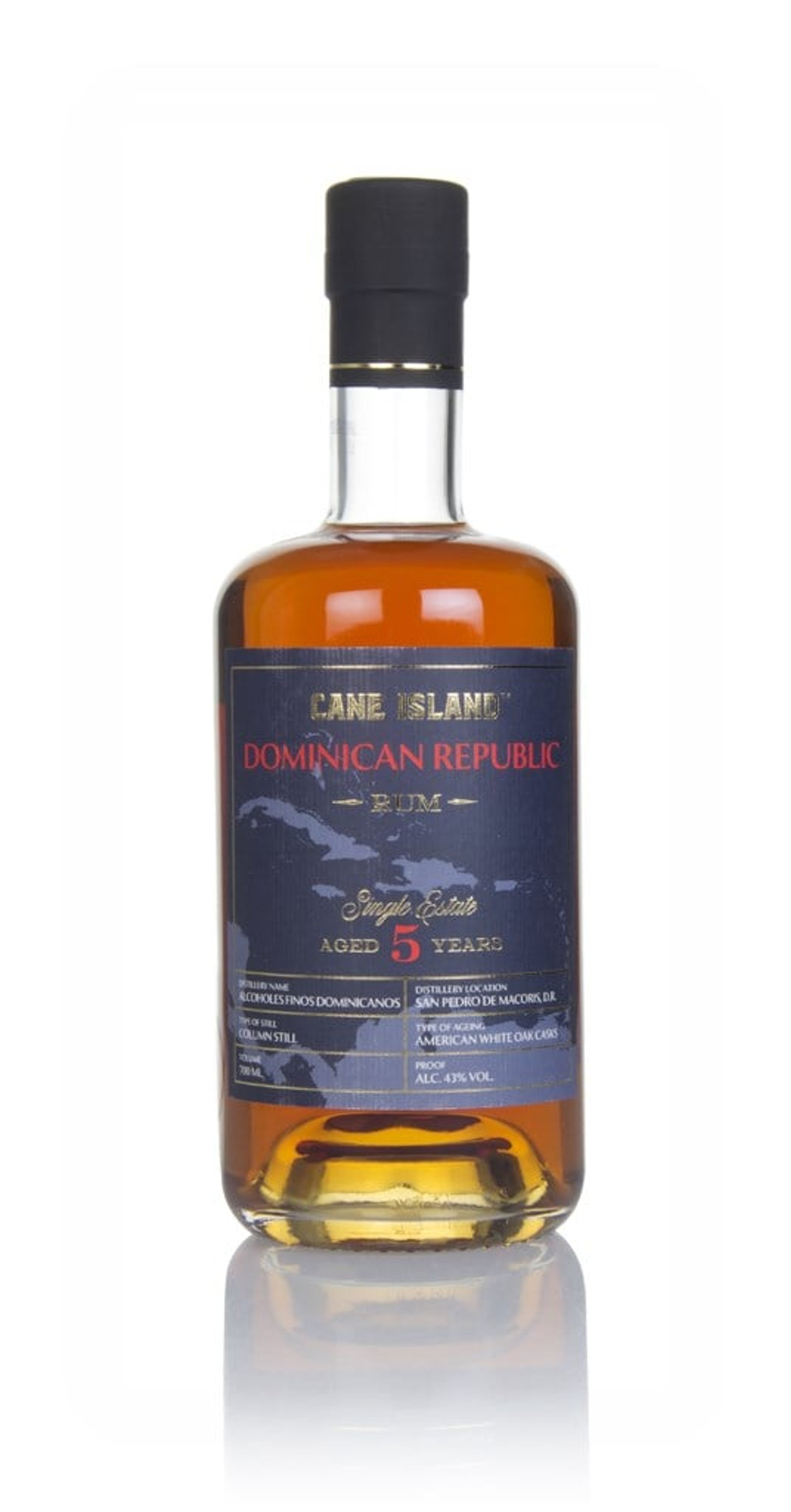 Alcoholes Finos Dominicanos 5 Year Old - Cane Island 70cl