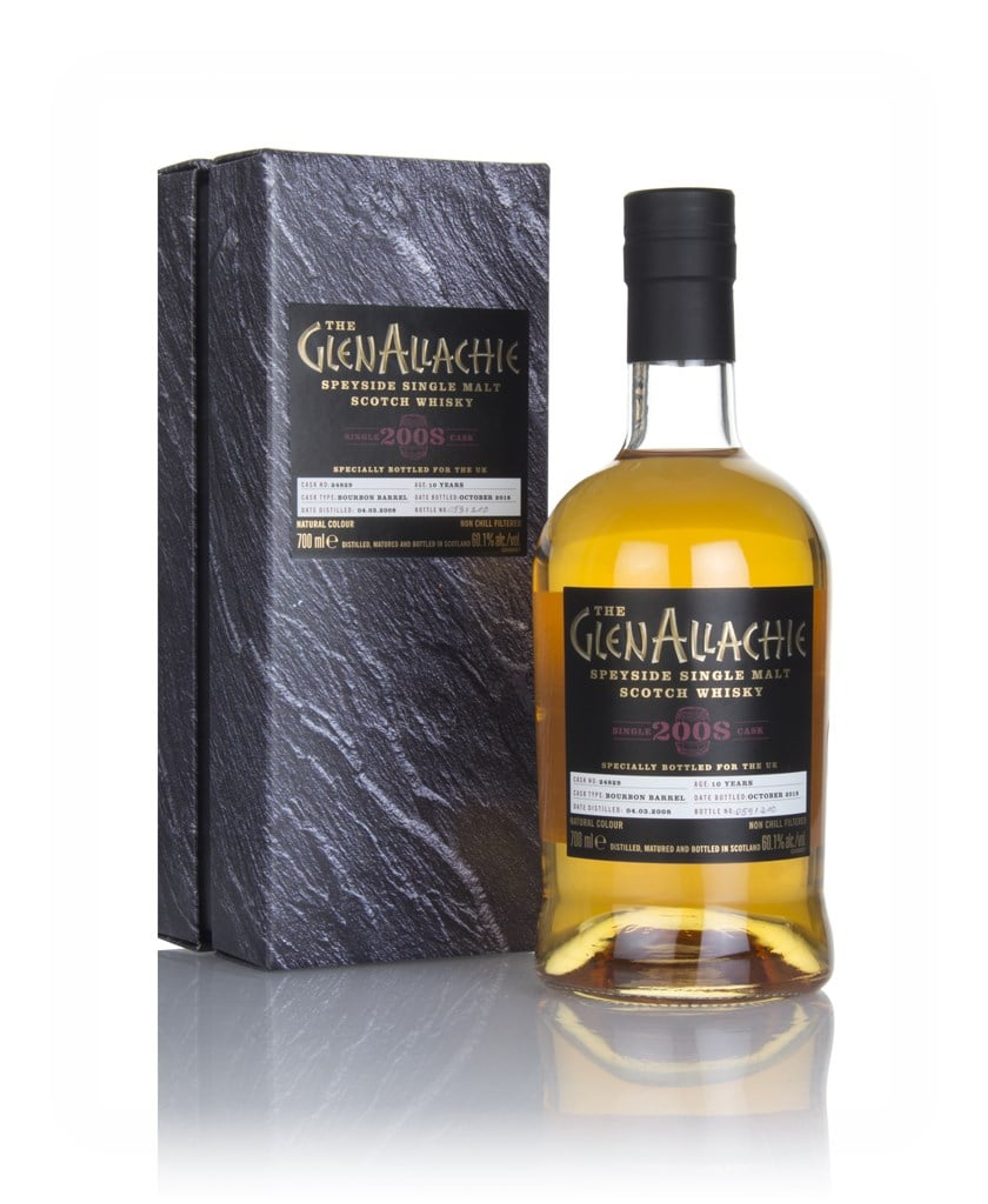 GlenAllachie 10 Year Old 2008 (cask 24829) - Single Cask 70cl
