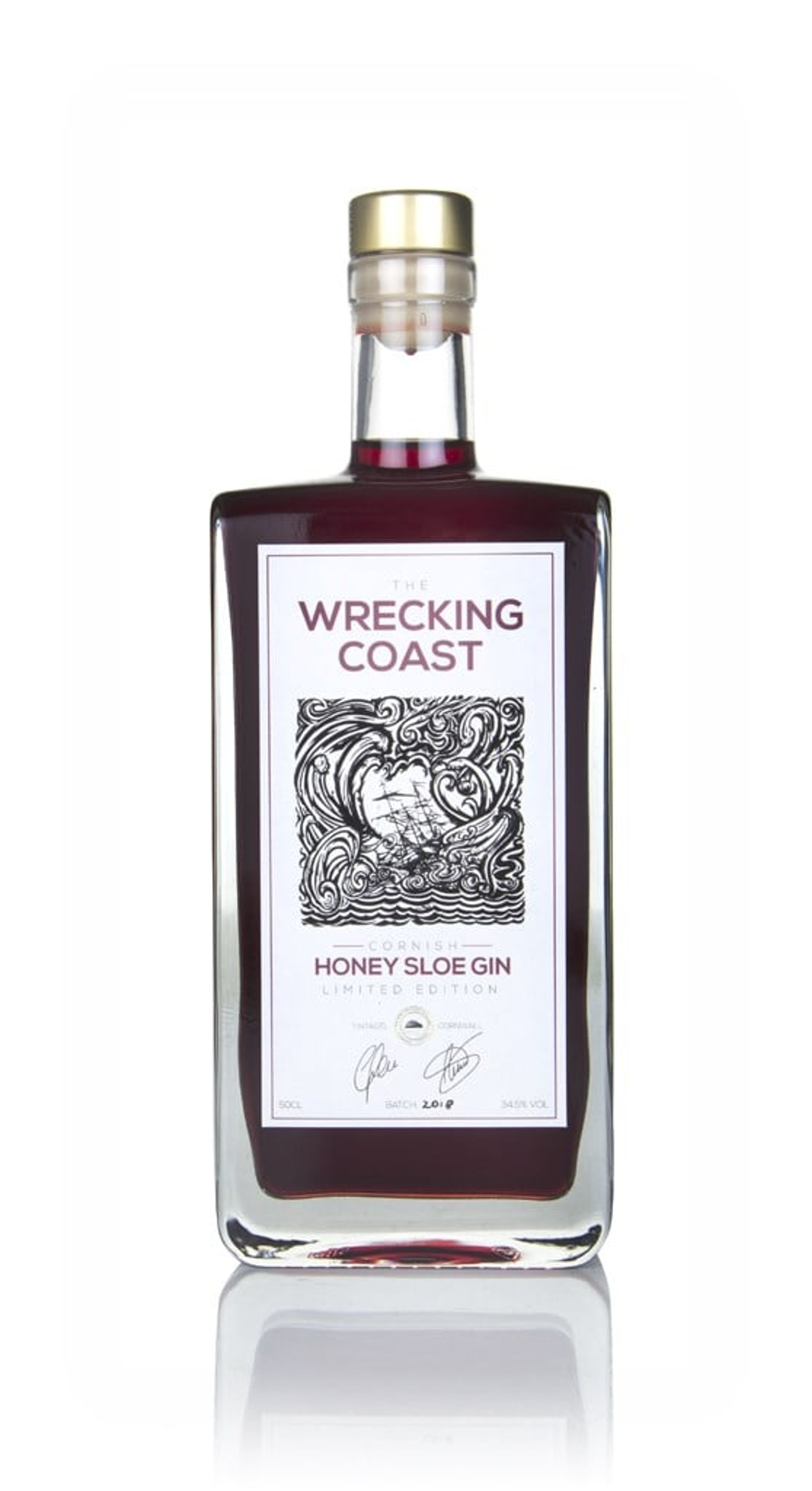 The Wrecking Coast Honey Sloe Gin (2020 Release) 50cl