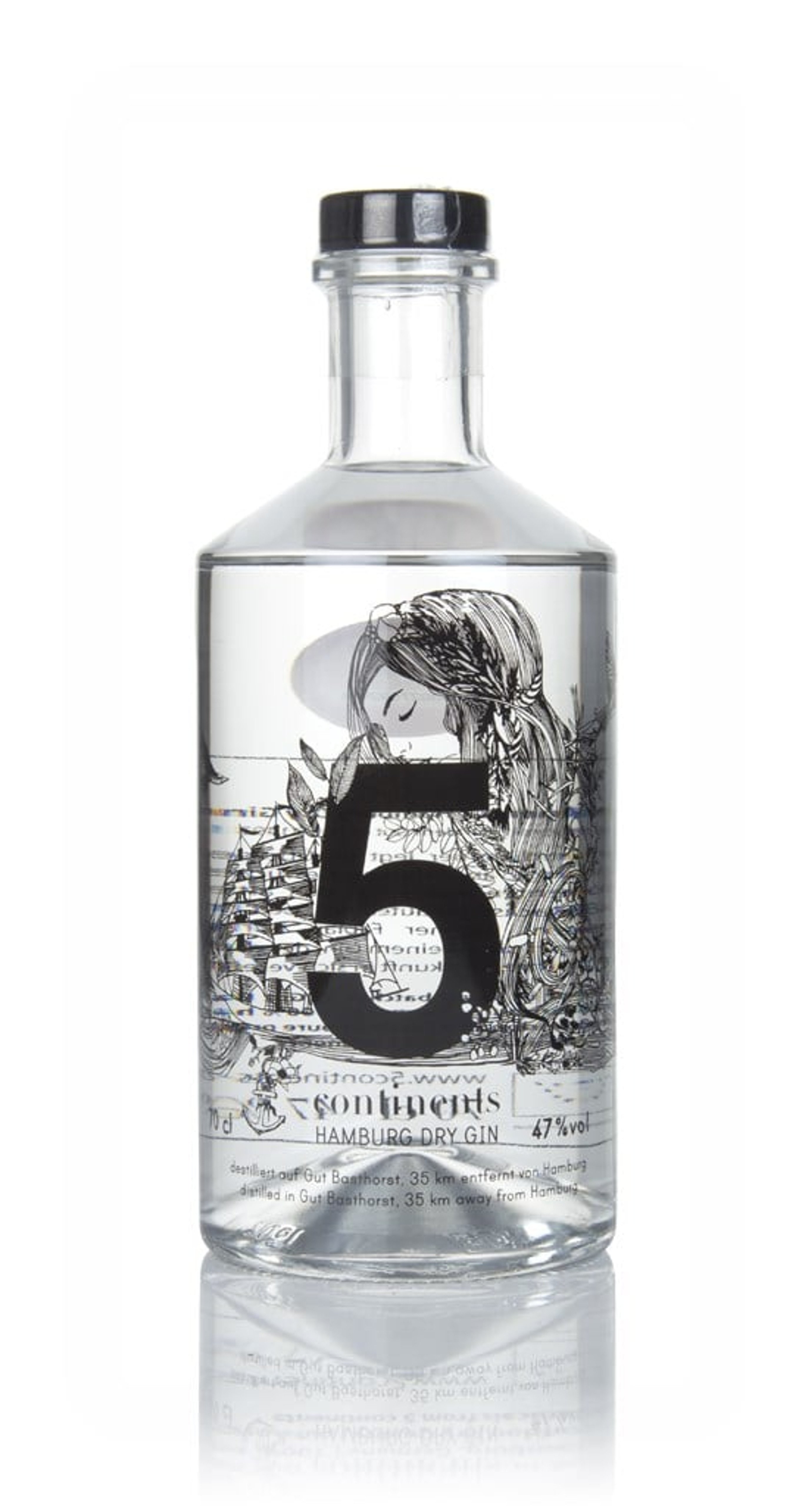5 Continents Gin 70cl