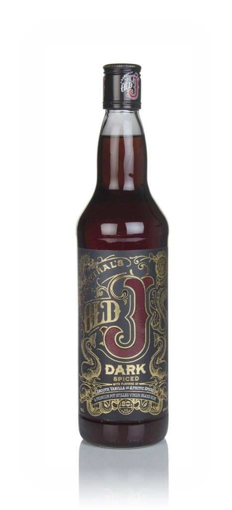 Admiral Vernon's Old J Dark Spiced Rum 70cl