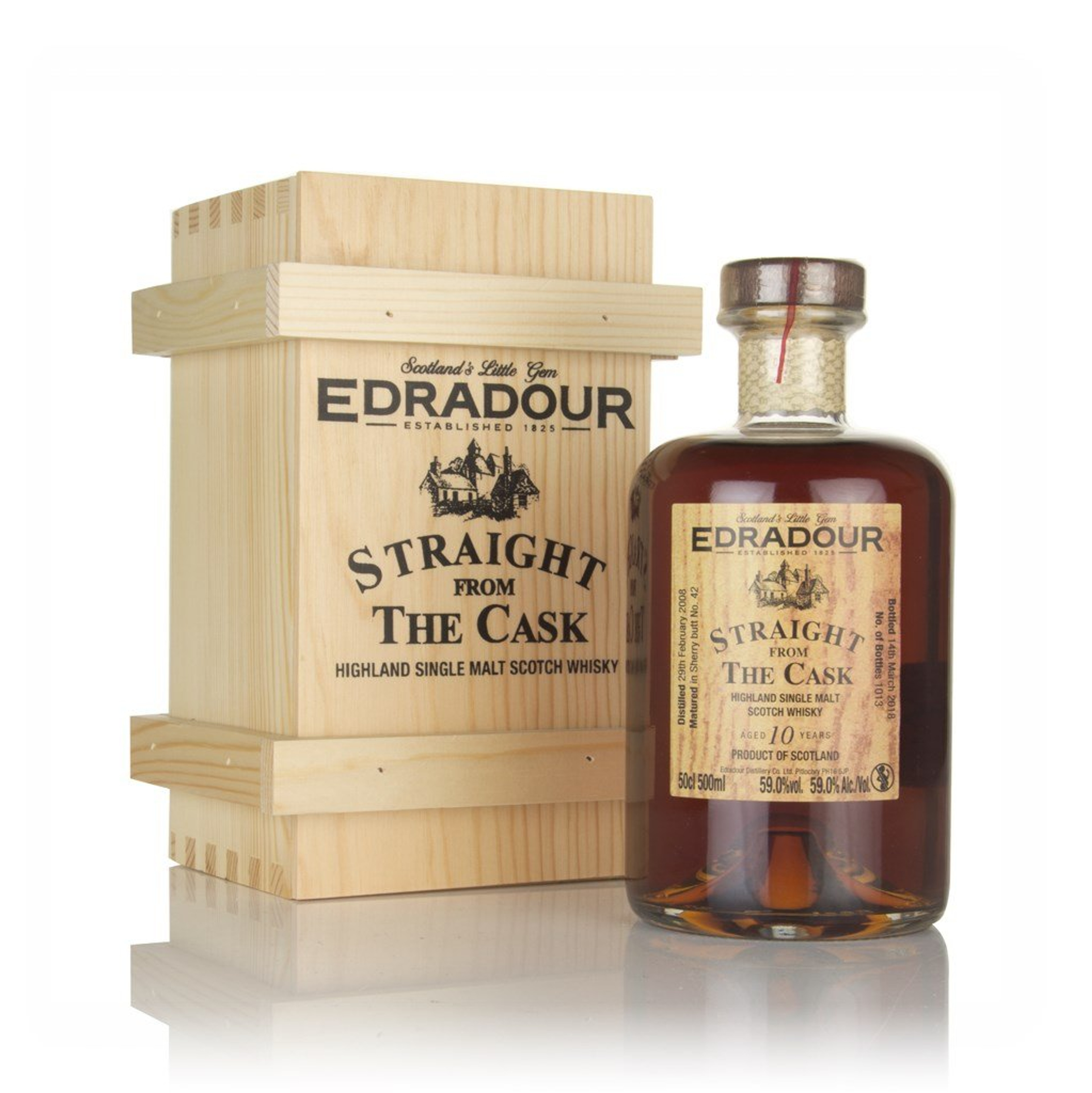 Edradour 10 Year Old 2008 (cask 42) - Straight From The Cask 50cl