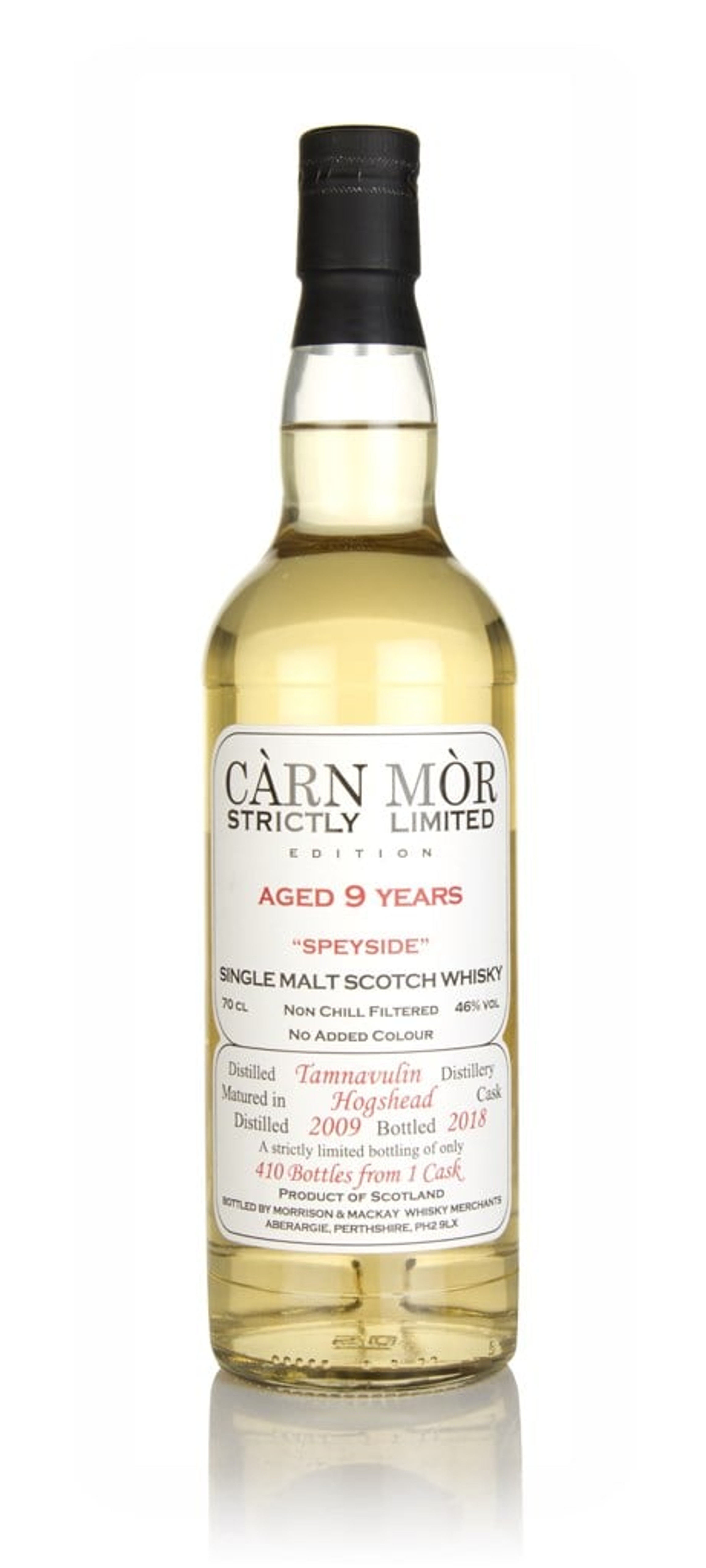 Tamnavulin 9 Year Old 2009 - Strictly Limited (Càrn Mòr) 70cl