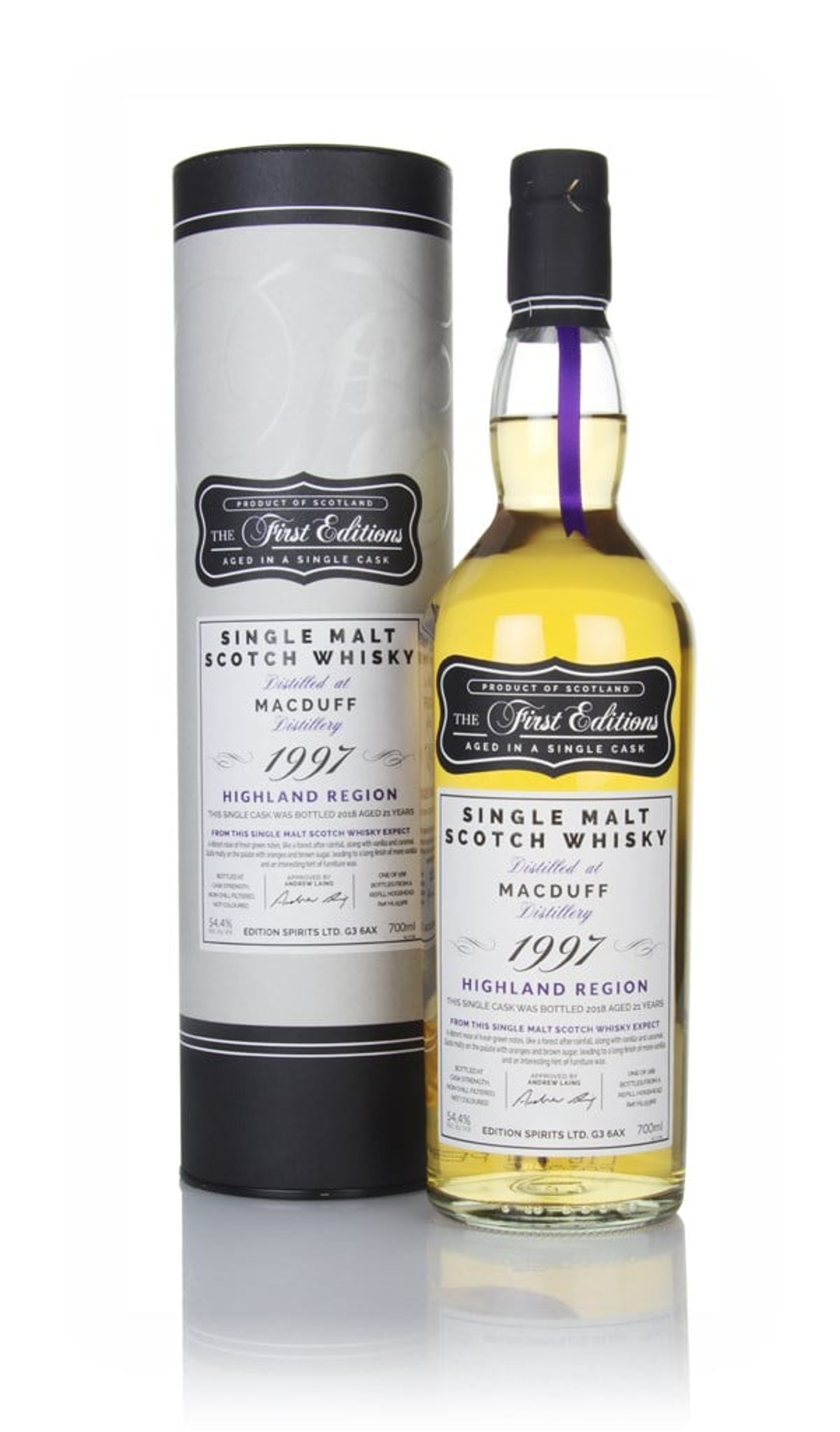 Macduff 21 Year Old 1997 (cask 15366) - The First Editions (Hunter Laing) 70cl