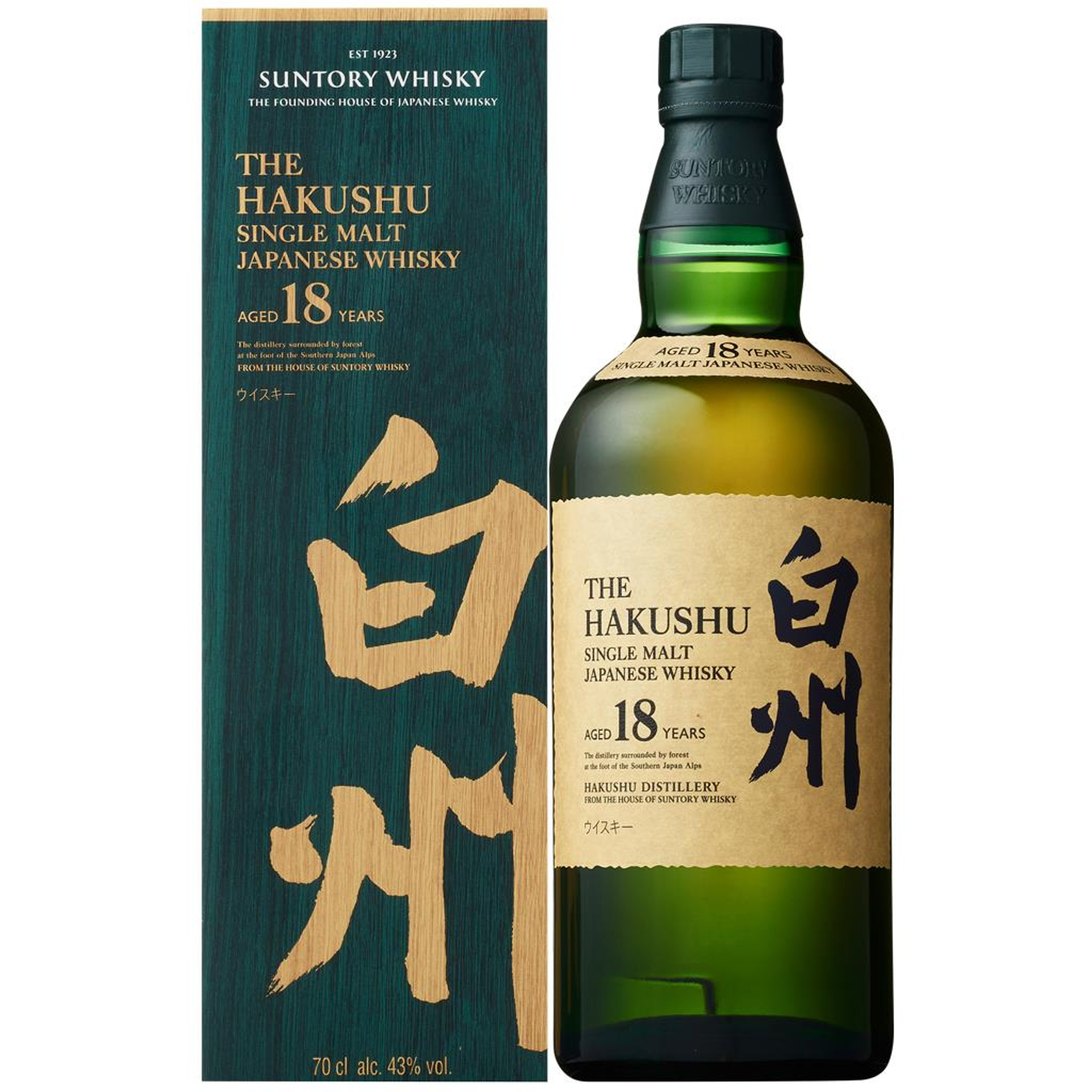 Hakushu 18 Year Old 70cl Whisky | Master Of Malt