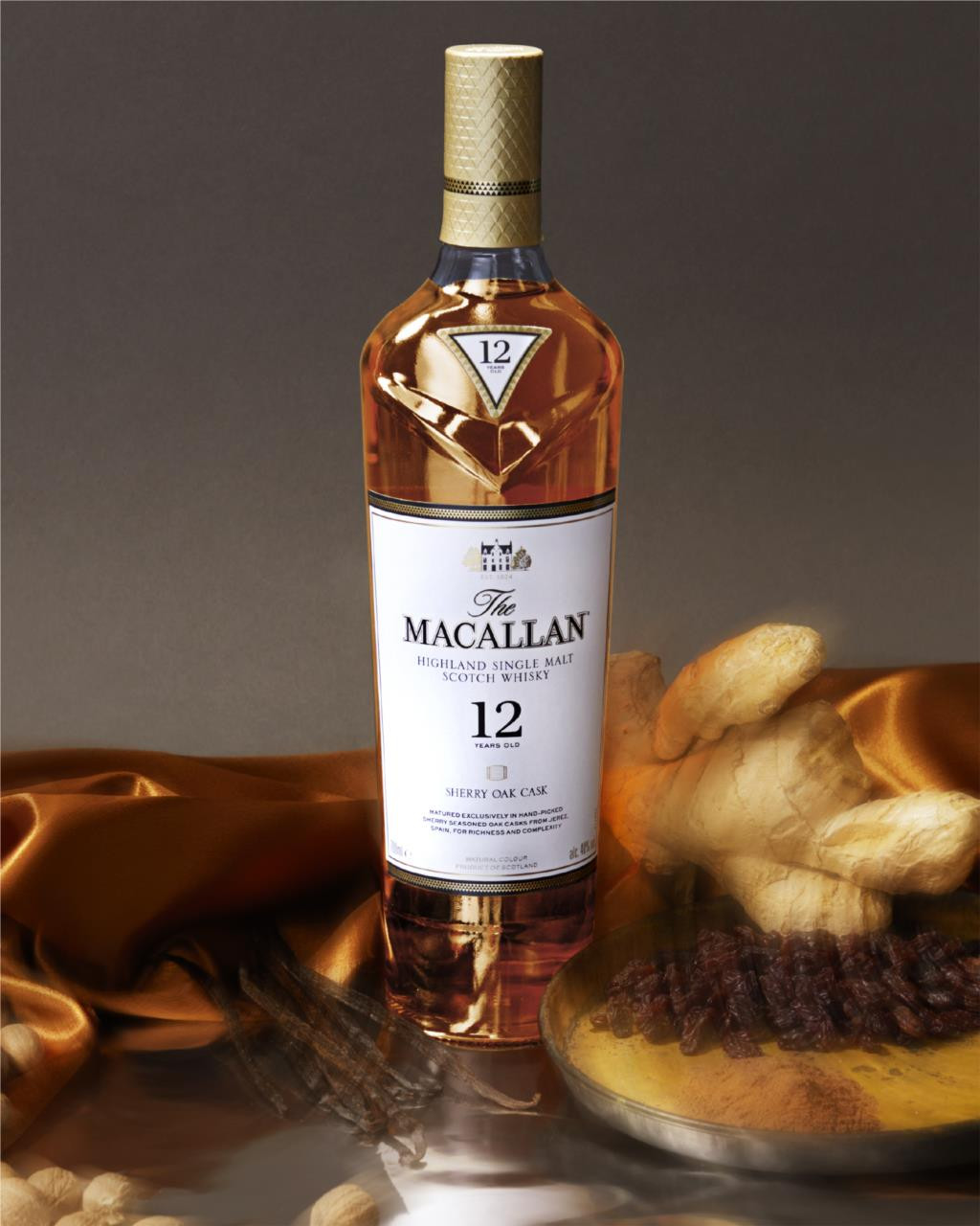 The Macallan 12 Year Old Sherry Oak 70cl Whisky | Master Of Malt