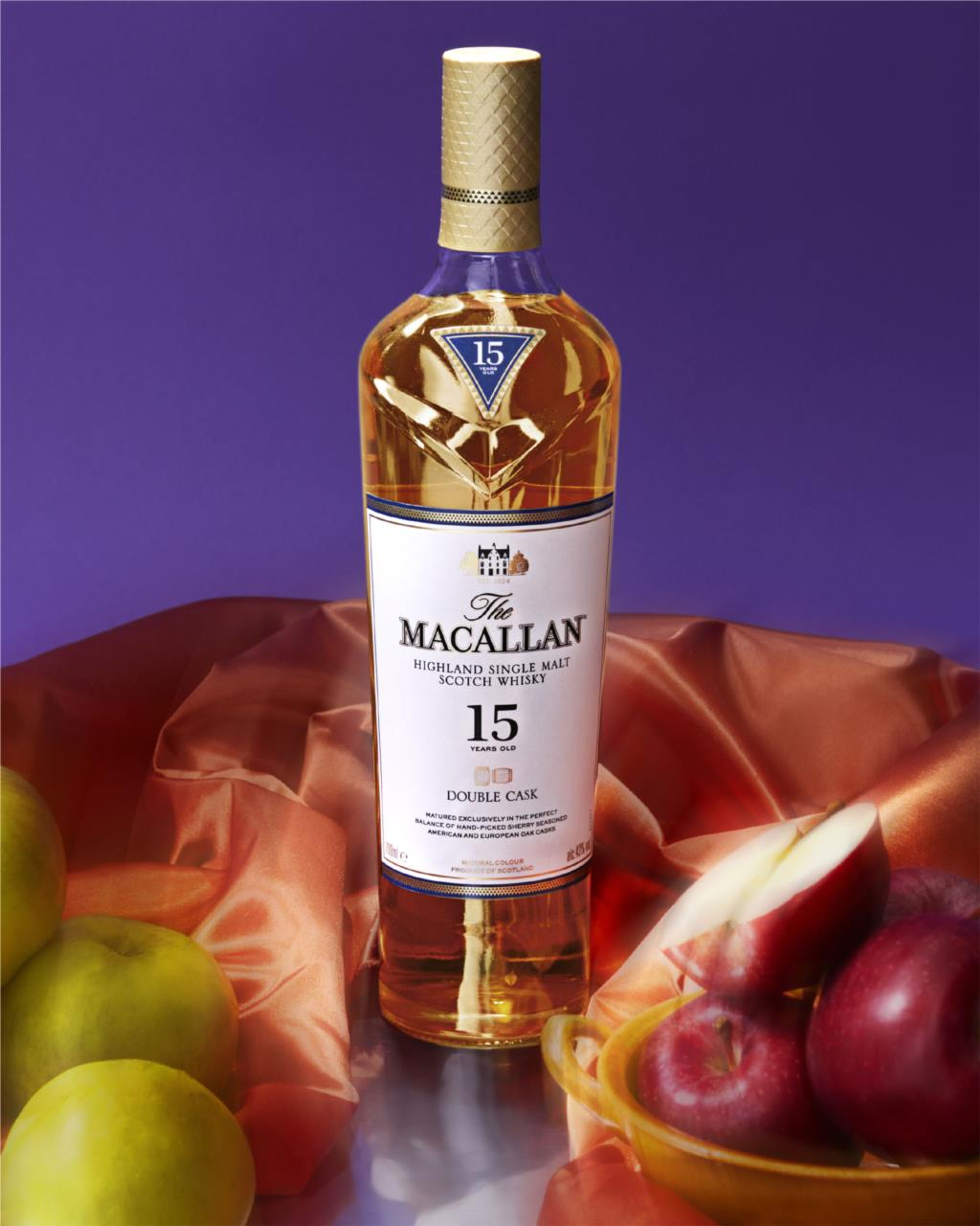 ウイスキー The Macallan 15 Years Old Double Cask Macallan Double Cask 15 Years Single Malt Scotch Whisky