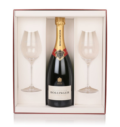 Bollinger Special Cuvée with 2x Elizabeth Glasses 75cl