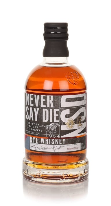 Never Say Die Rye Whiskey 70cl