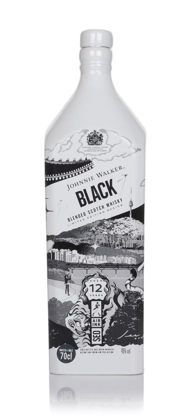 Johnnie Walker Black Label 12 Year Old - Air Ink Seoul Edition 70cl