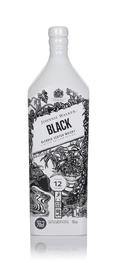 Johnnie Walker Black Label 12 Year Old - Air Ink San José Edition 70cl