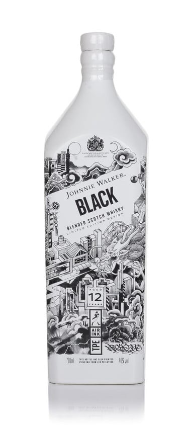 Johnnie Walker Black Label 12 Year Old - Air Ink Taipei Edition 70cl