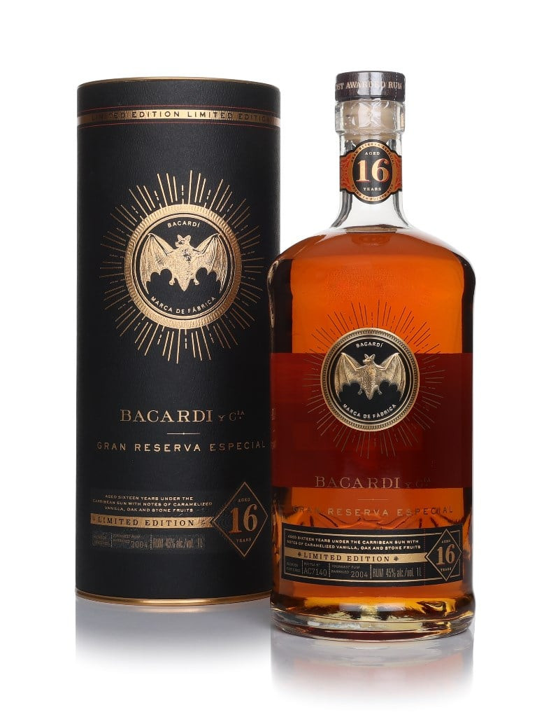 Hugamaster Rum Bacardi 16 Year Old Gran Reserva Especial 100cl Rum | Master Of Malt
