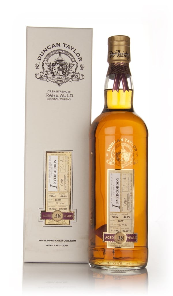 Invergordon 38 Year Old 1972 Cask 96251 - Rare Auld (Duncan Taylor) 70cl product image
