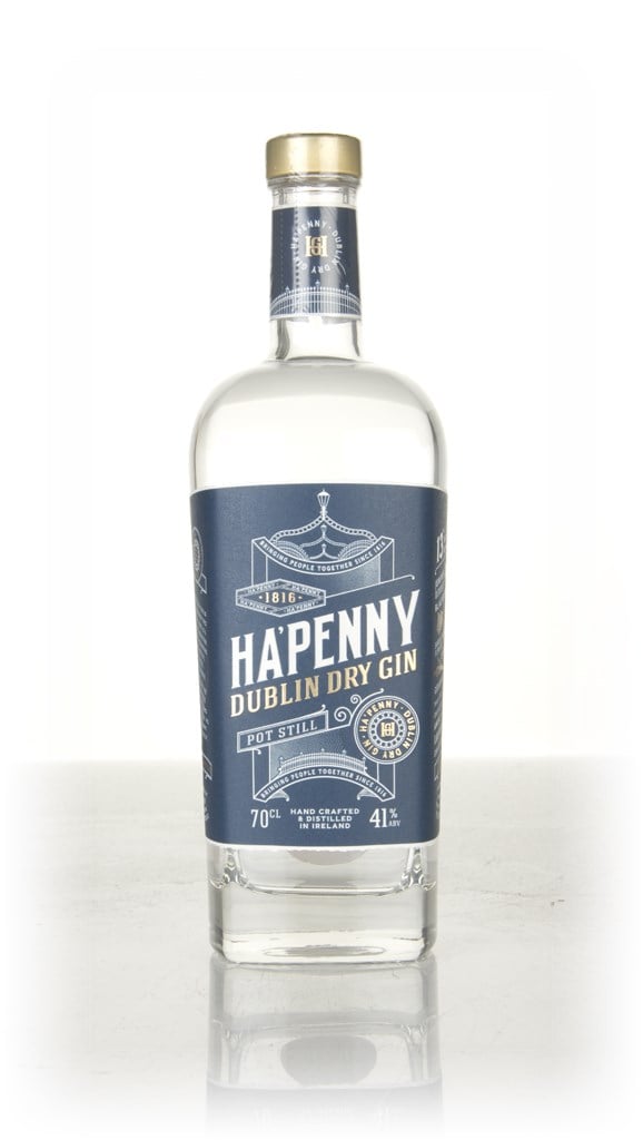 Ha'penny Irish Gin 70cl product image