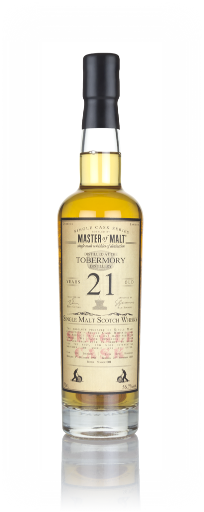 Tobermory 21 Year Old 1996 Single Cask (Master of Malt) 70cl product image