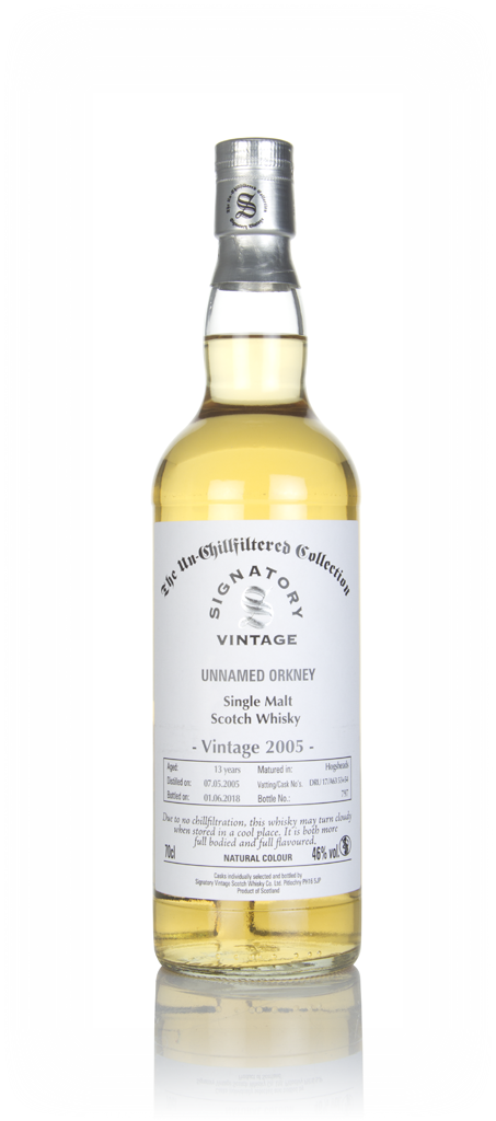 Unnamed Orkney 13 Year Old 2005 (casks 17/A63 53 & 54) - Un-Chillfiltered Collection (Signatory) 70cl product image