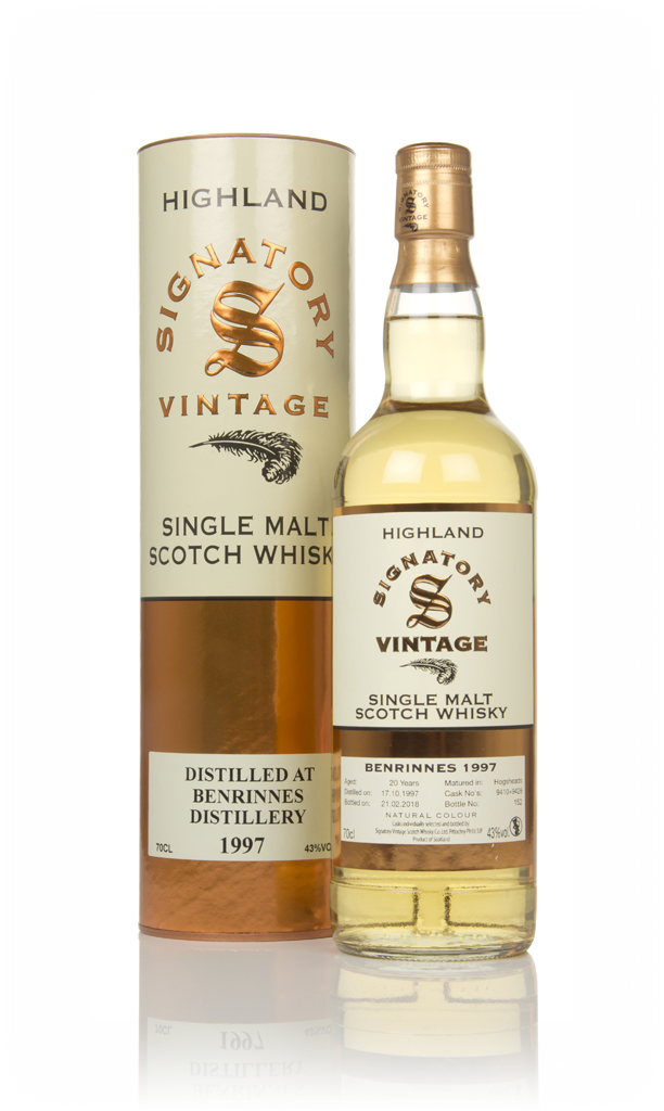 Benrinnes 20 Year Old 1997 (casks 9410 & 9428) - Signatory 70cl product image